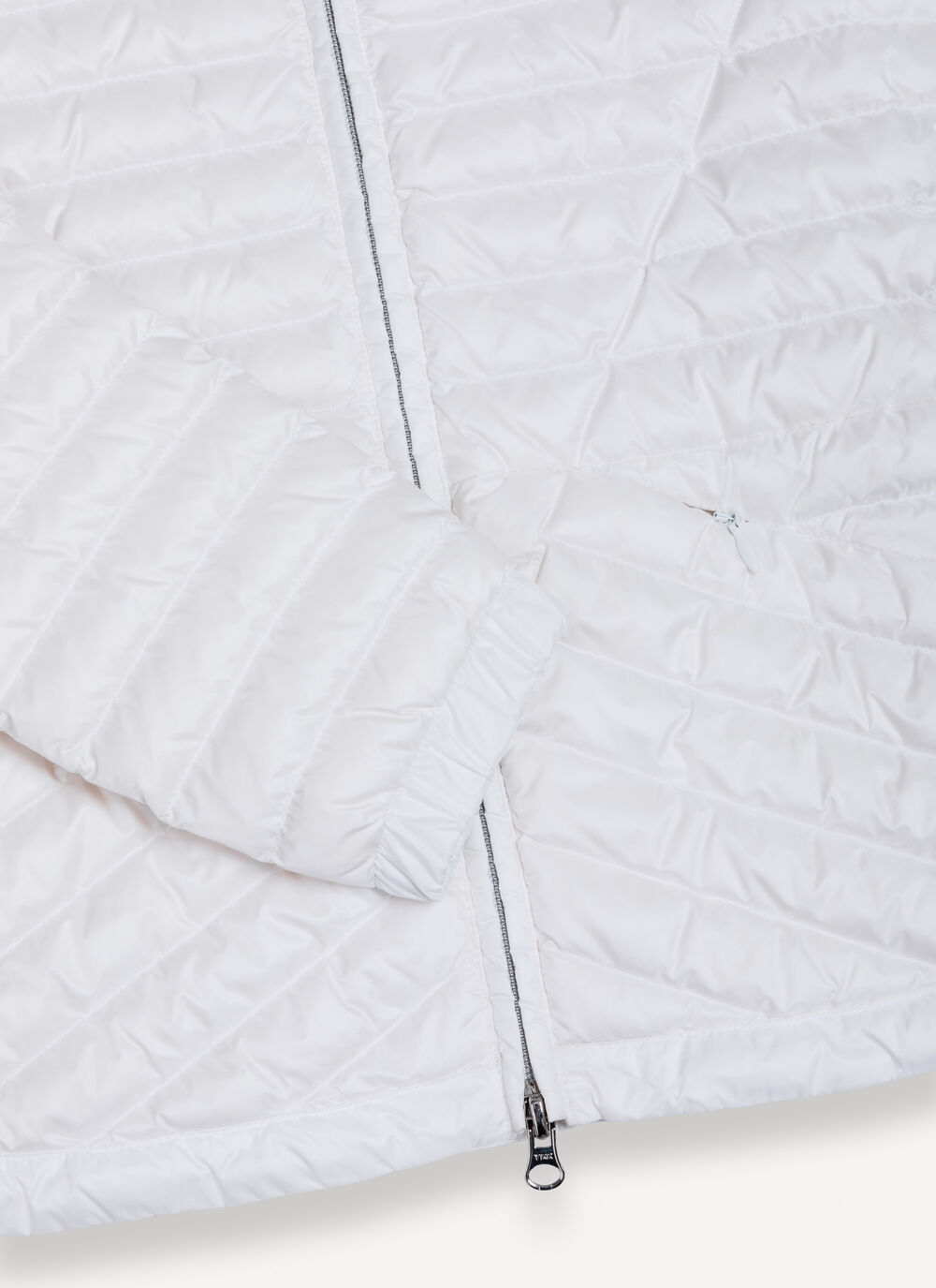 Light down jacket with flared hem image number 6