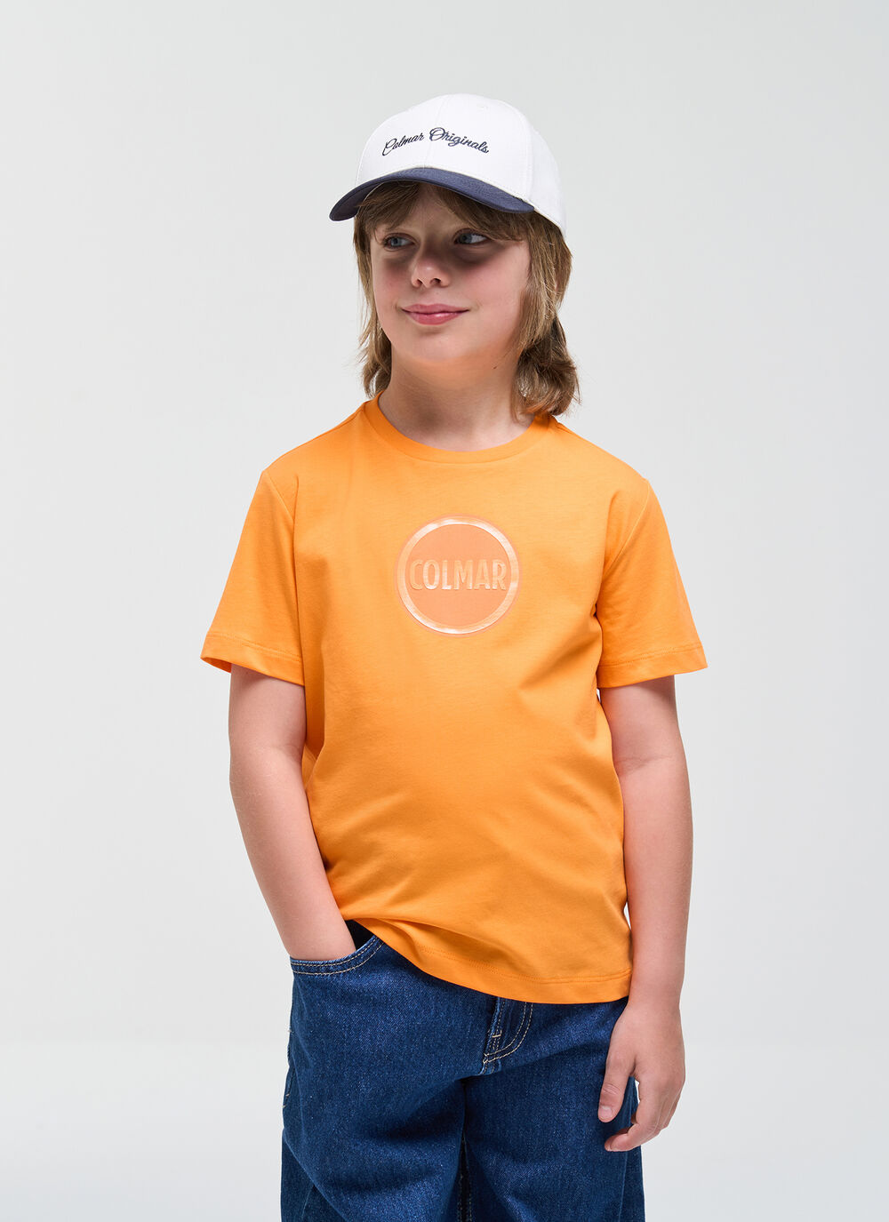 T-shirt with maxi logo image number 0