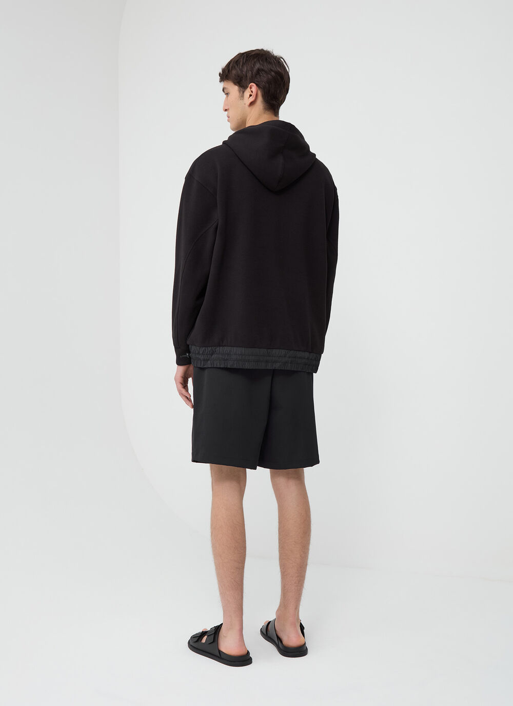 Sweatshirt mit Nyloneins&auml;tzen image number 3