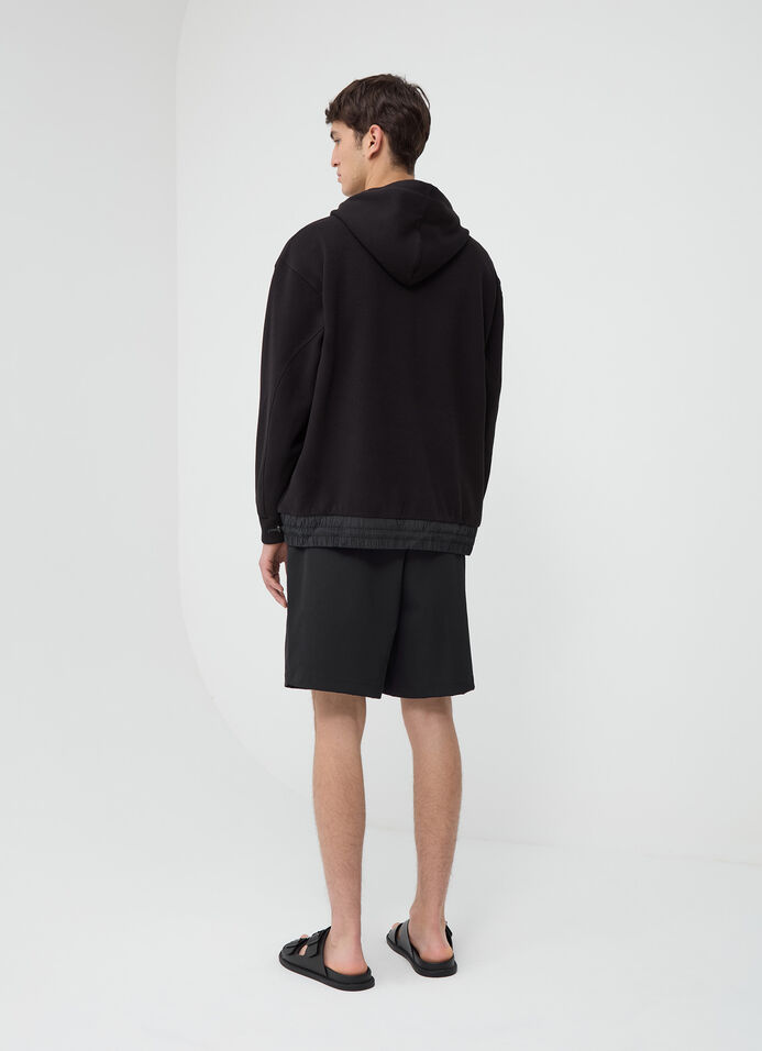 Sweatshirt with nylon inserts image number 3