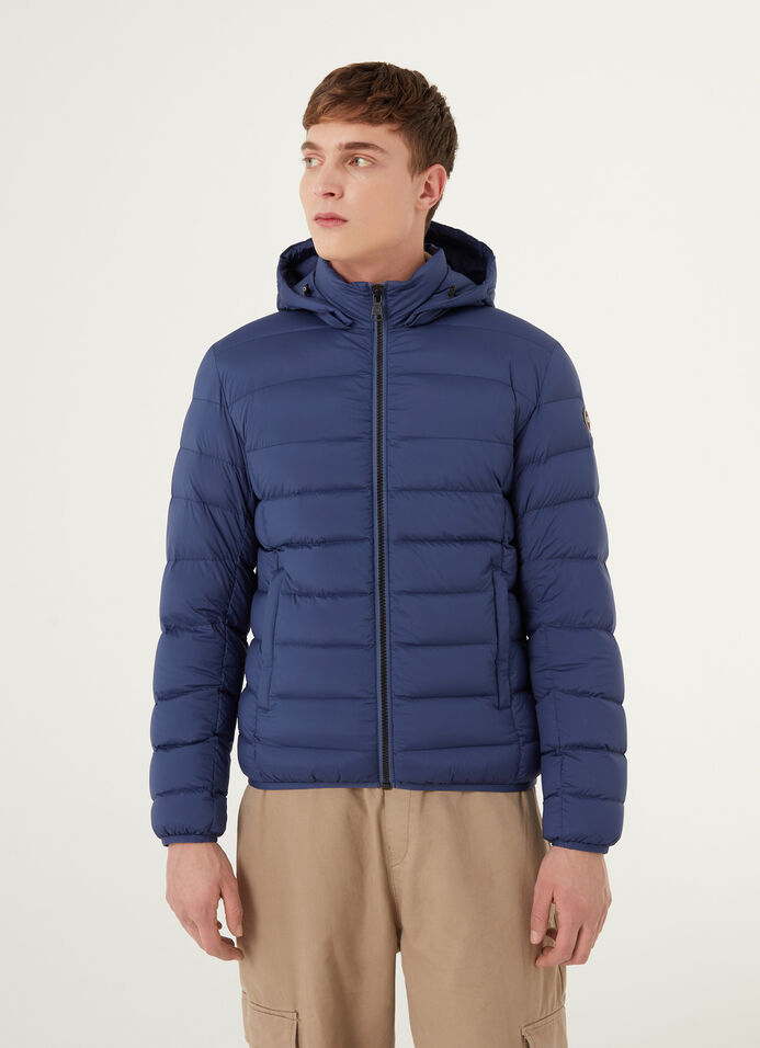 Stretch down jacket with detachable hood - Colmar