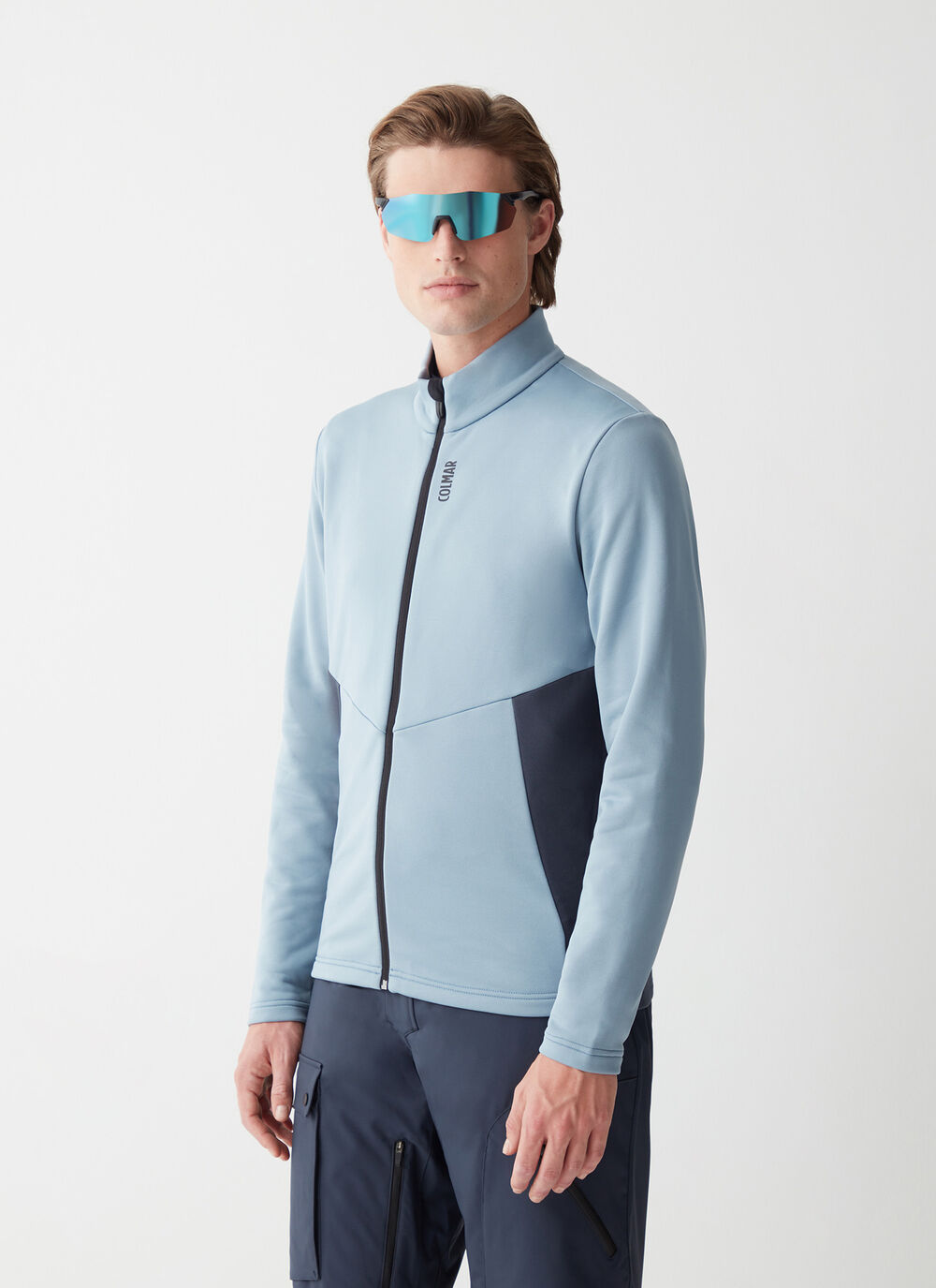 Colour-block stretch ski fleece image number 0