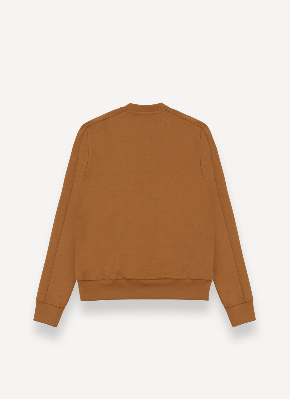 Round-neck sweatshirt with logo tape image number 5