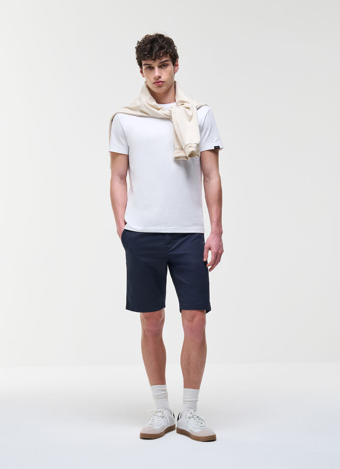 Cotton chino Bermuda shorts