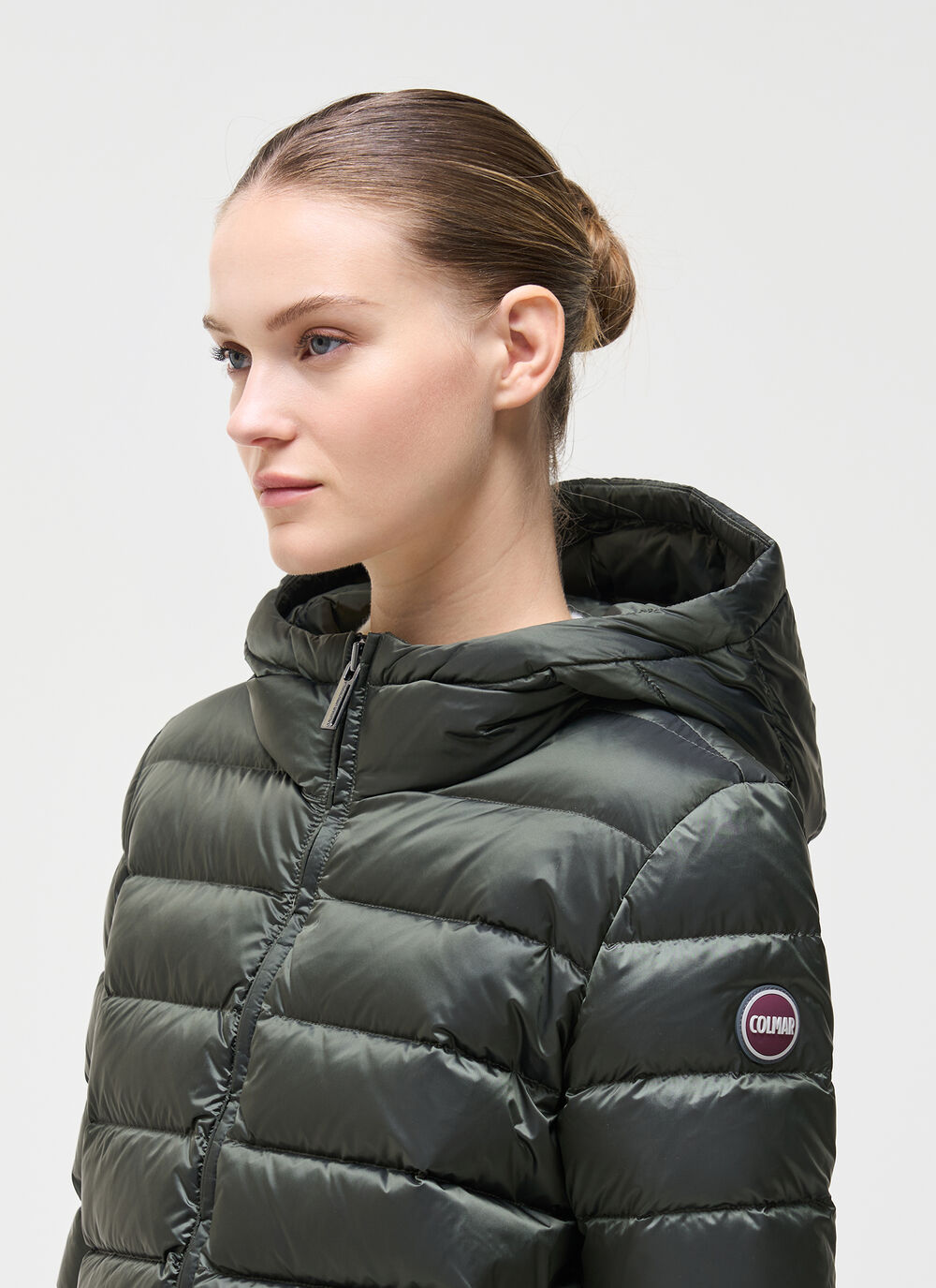 Hooded down jacket 