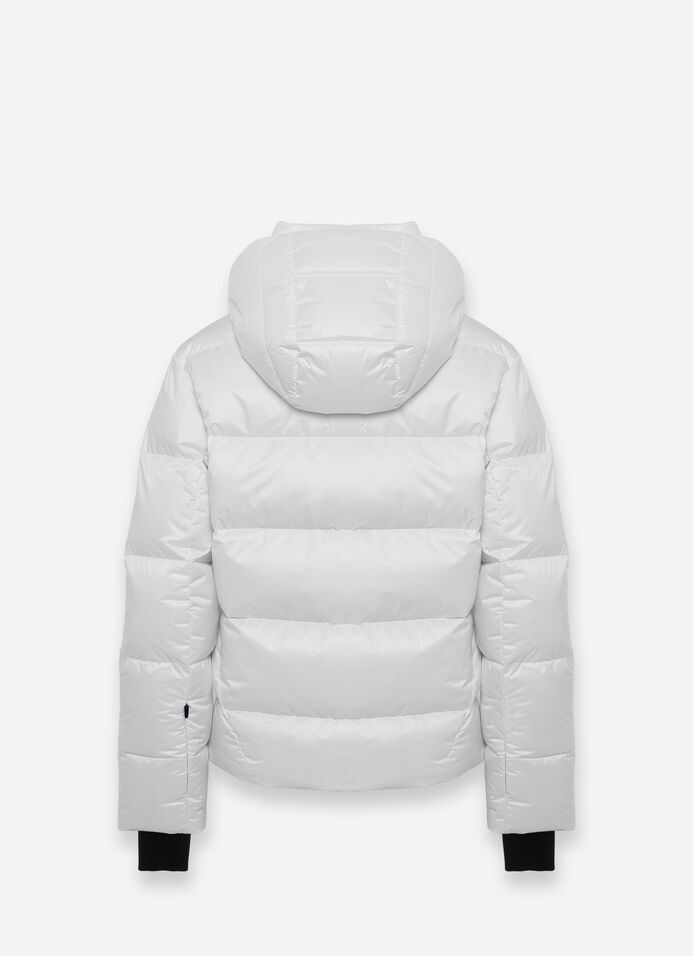Puffy padded ski jacket image number 5