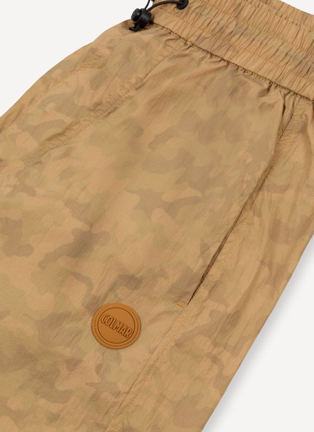 Light nylon shorts with camouflage print image number 6