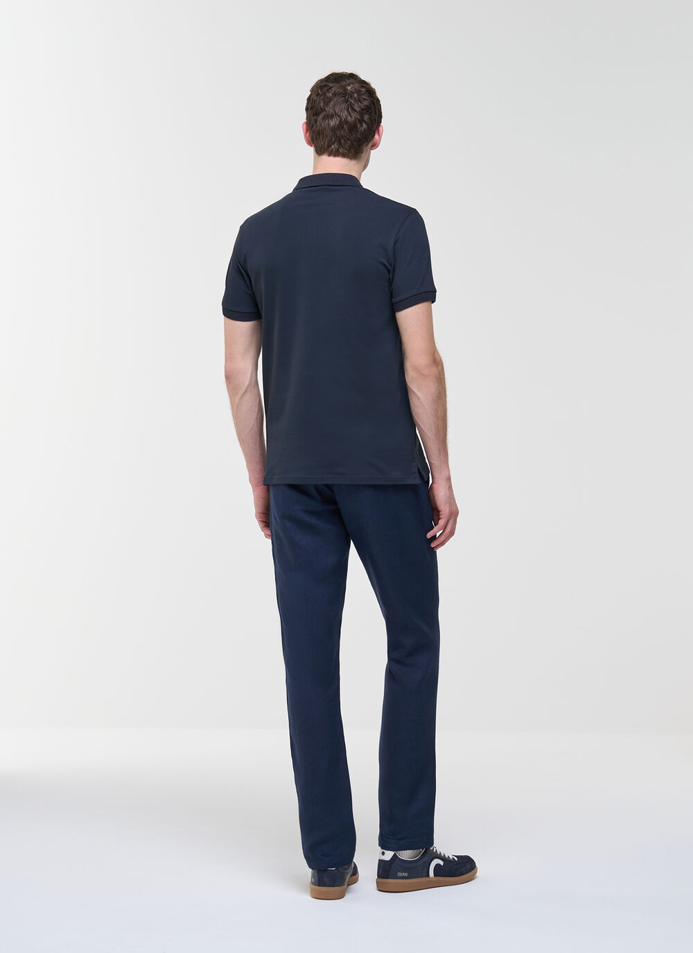 Stretch piqu&eacute; polo shirt image number 3