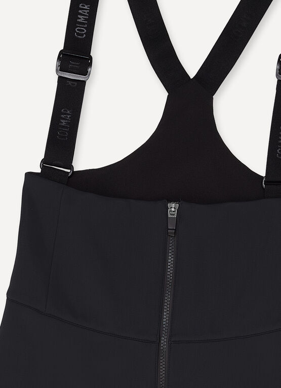 Slim-fit softshell salopettes