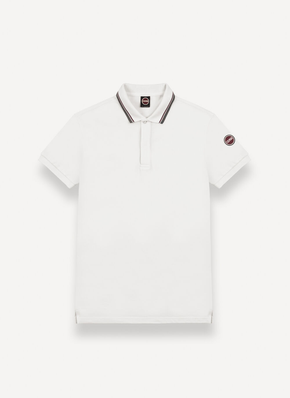 Piqu&eacute; polo-shirt with tri-colour details image number 4