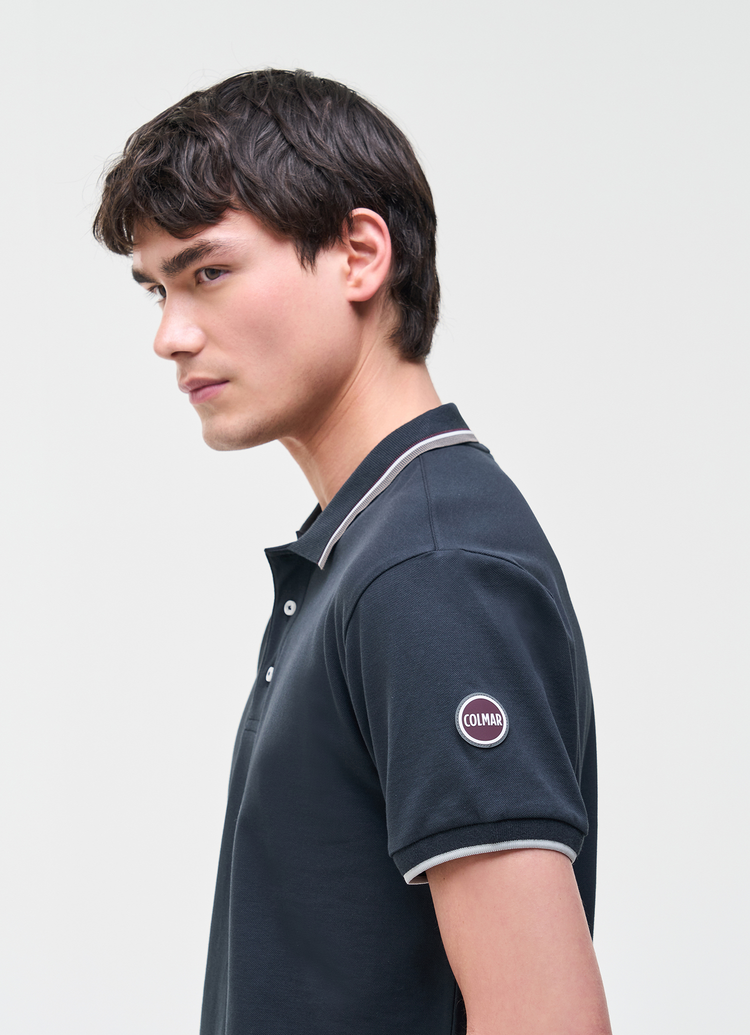 Colmar Poloshirt Aus Dreifarbigem Stretch-pikee