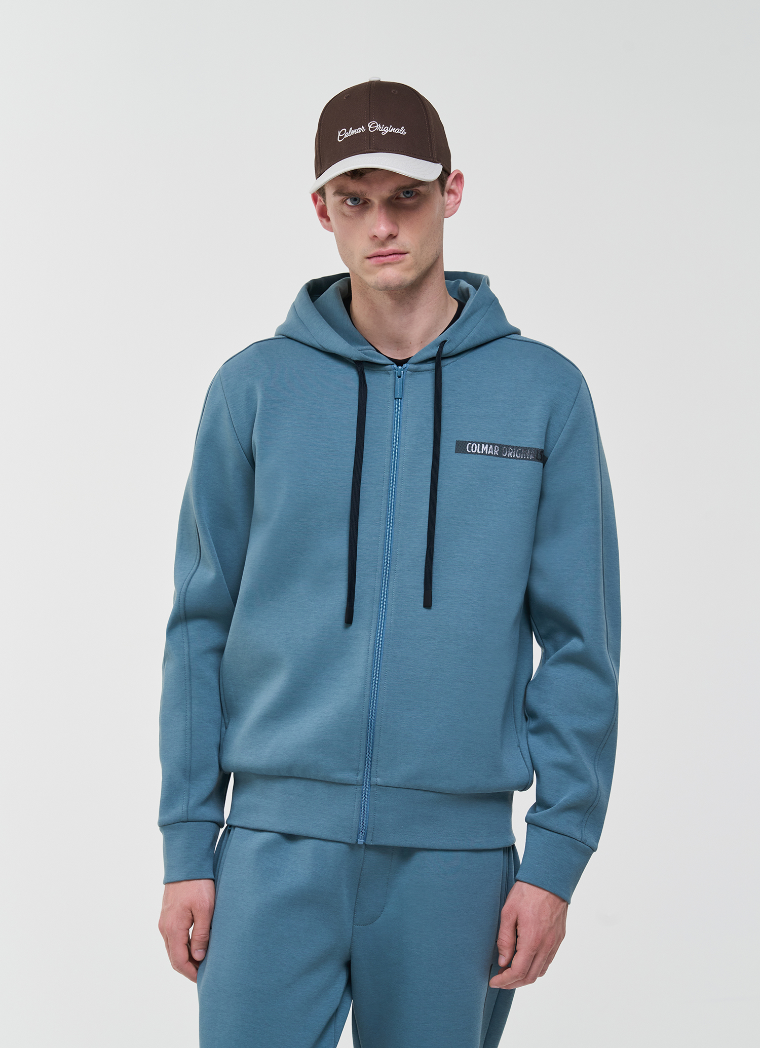 Colmar Hoodie Mit Reißverschluss Aus Interlock-baumwolle