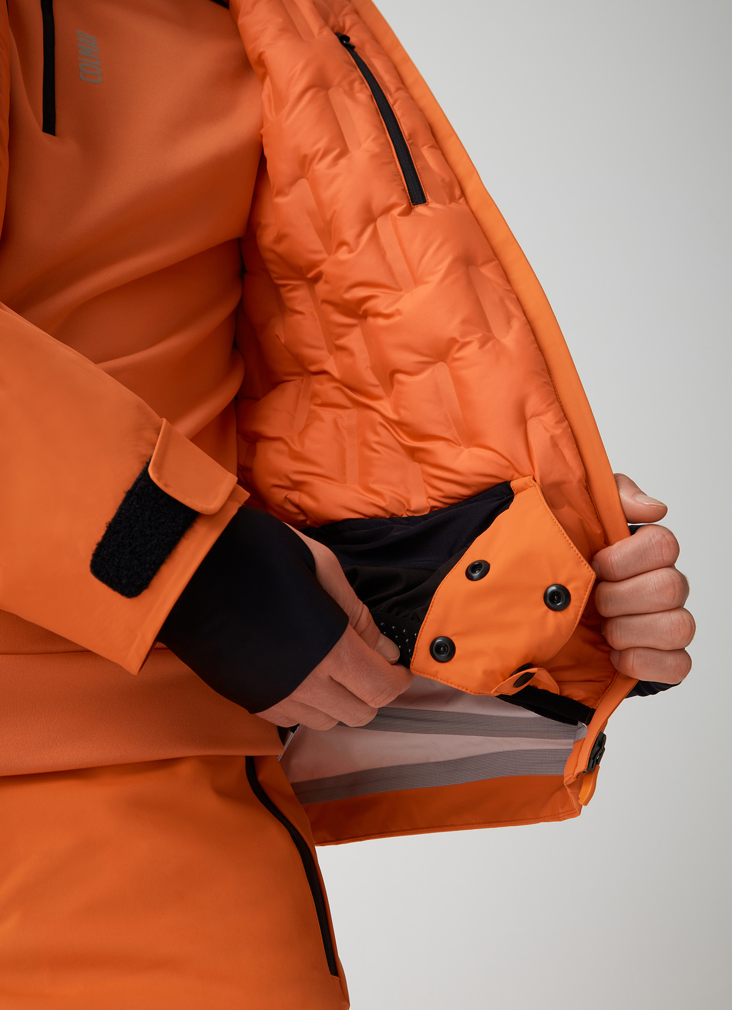 3-layer ski jacket with quilted lining - MARS ORANGE | Colmar