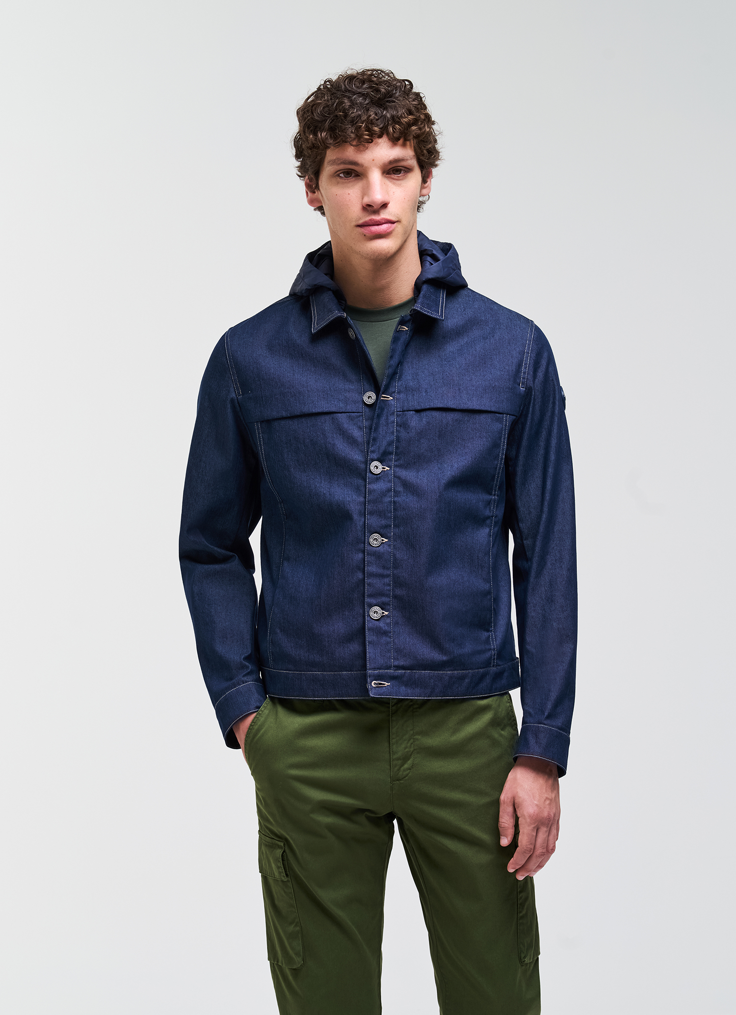 Colmar Denimjacke Mit Abnehmbarer Kapuze