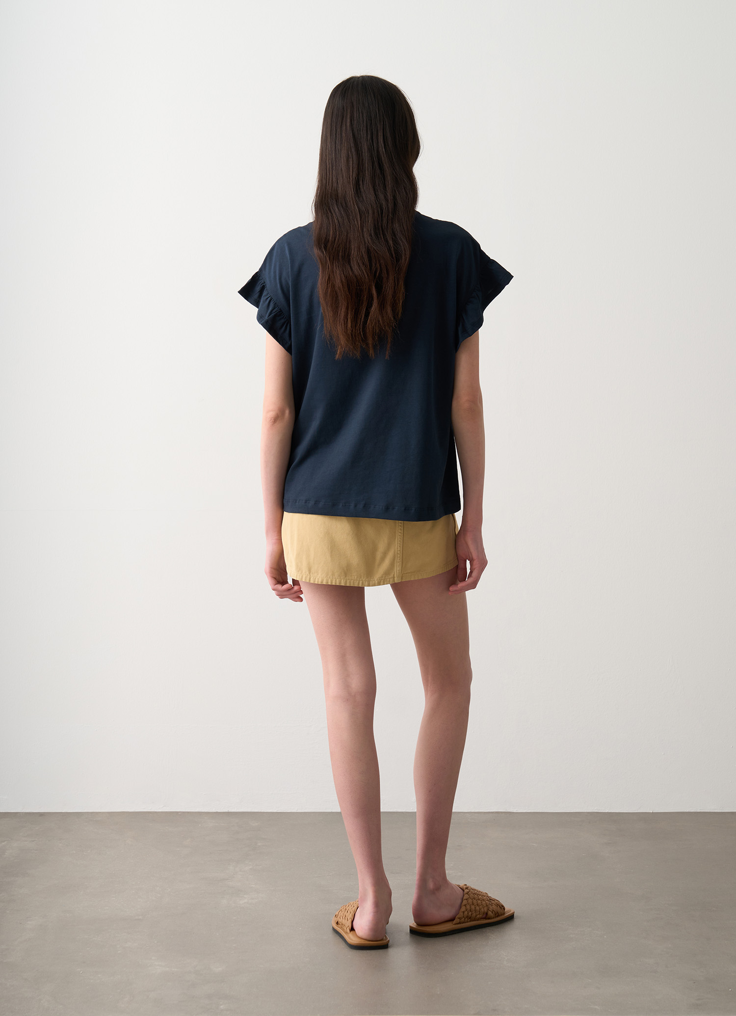 Colmar T-shirt Mit Rüschen