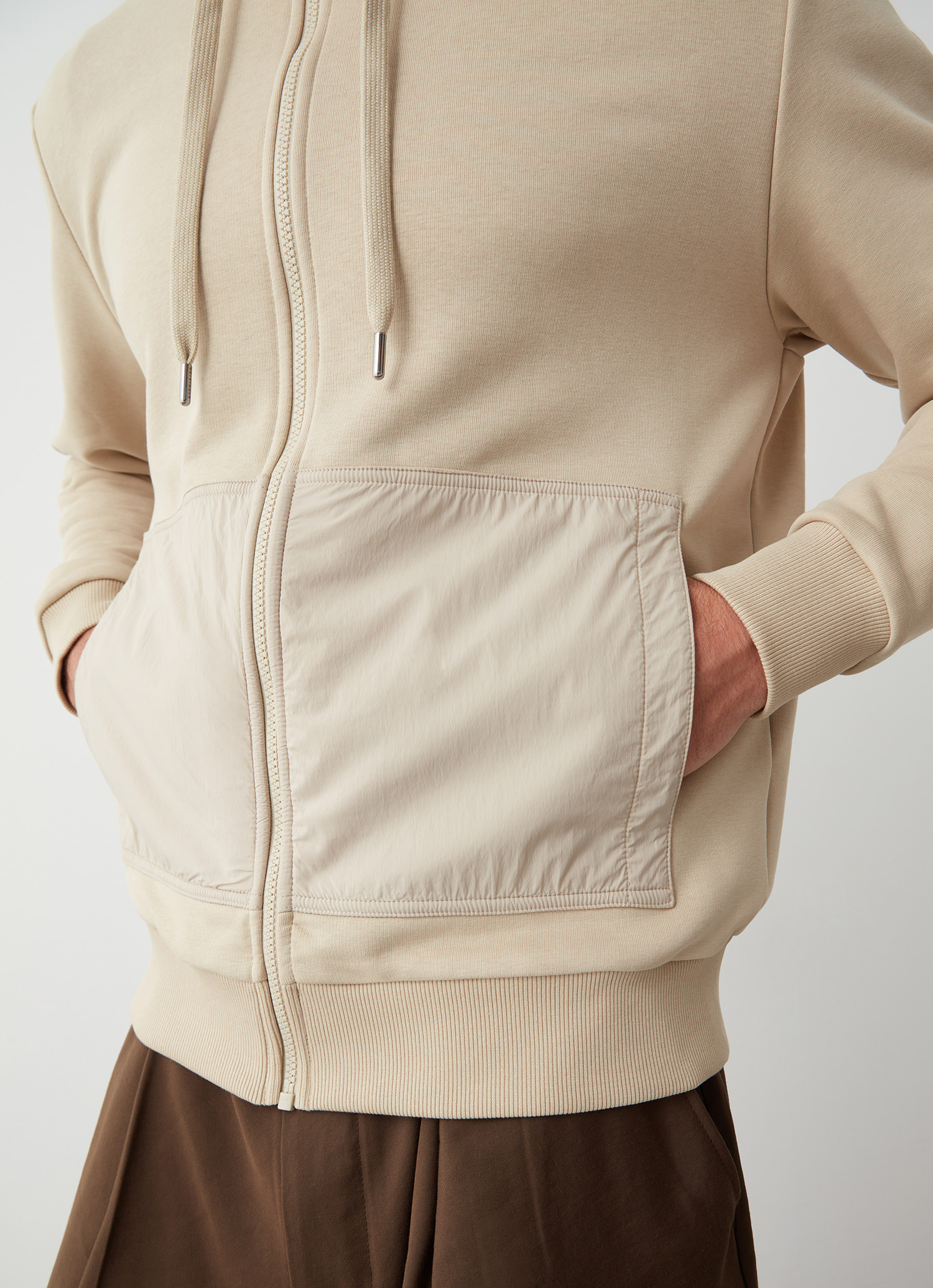 Colmar Sweatshirt Mit Nylon-details