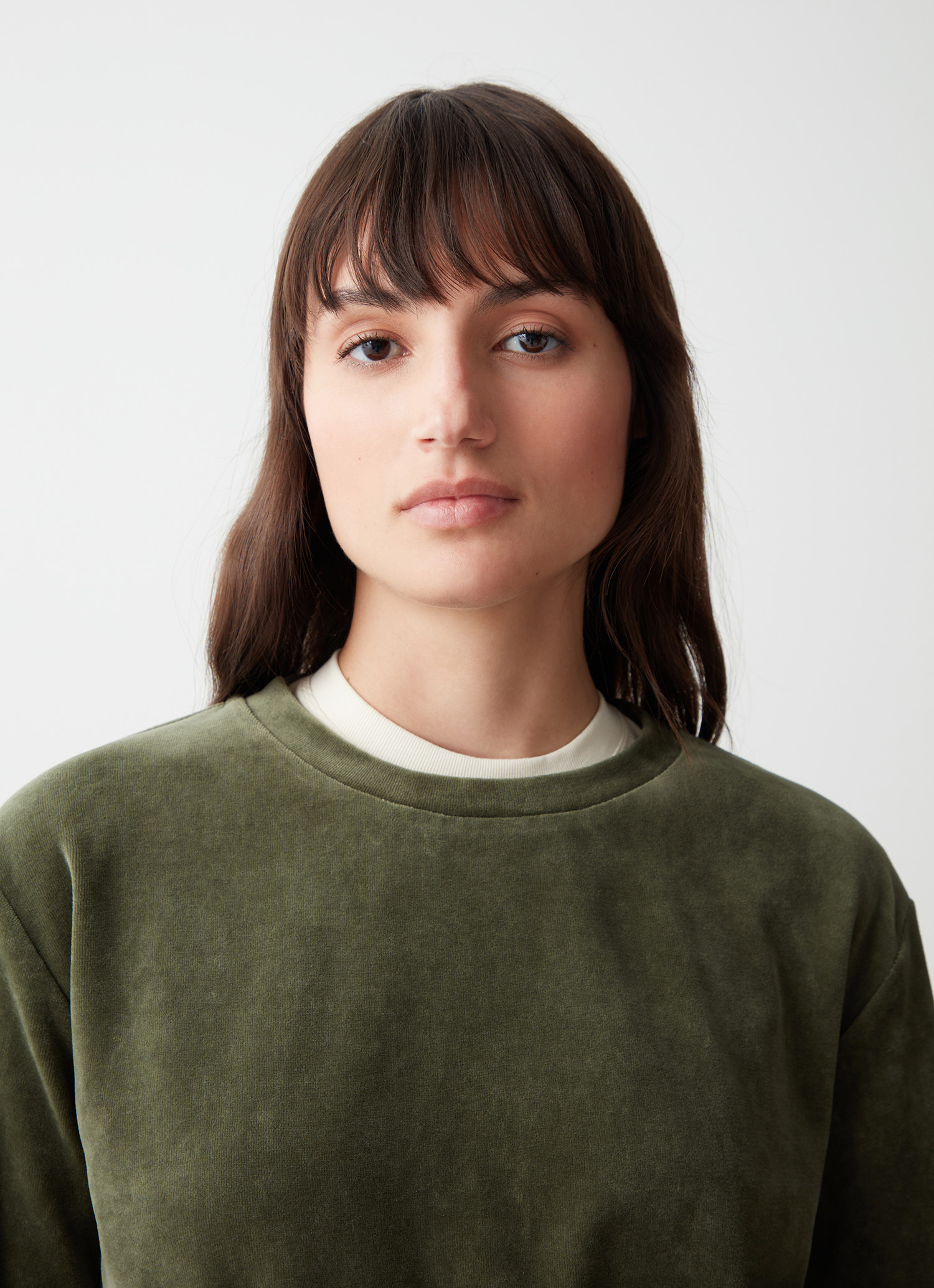 Colmar Sweatshirt Aus Samt Mit Gummizug