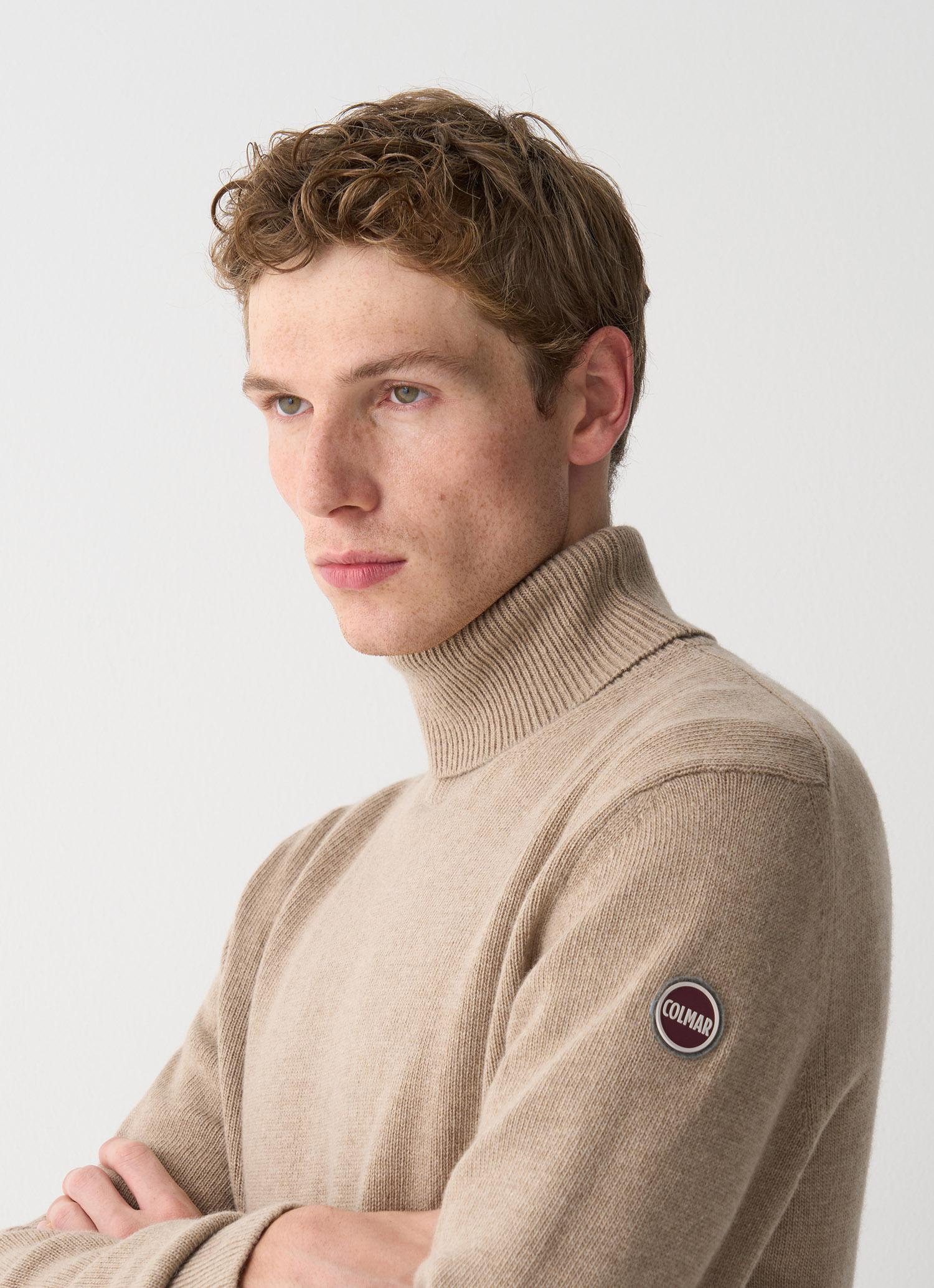 Colmar Rollkragenpullover Mit Logo Aus Wolle