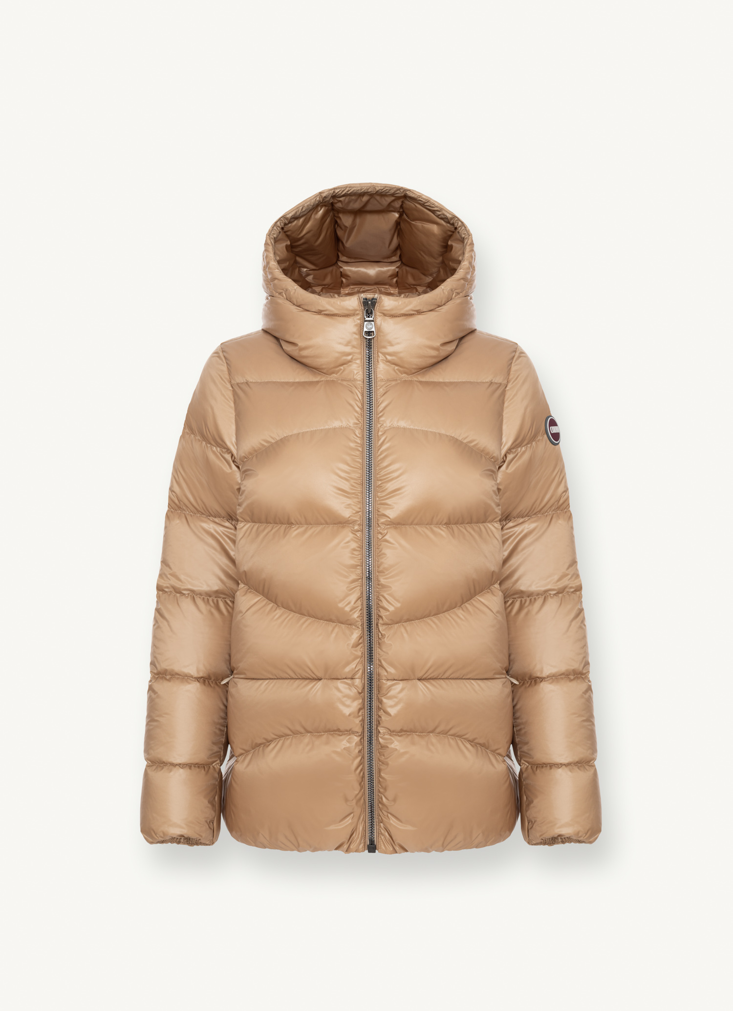 アウターその他 COLMAR Women Outer 2267E9VP 04 Beige Down jacket with cuffs and elasticated hem - CAMEL | Colmar