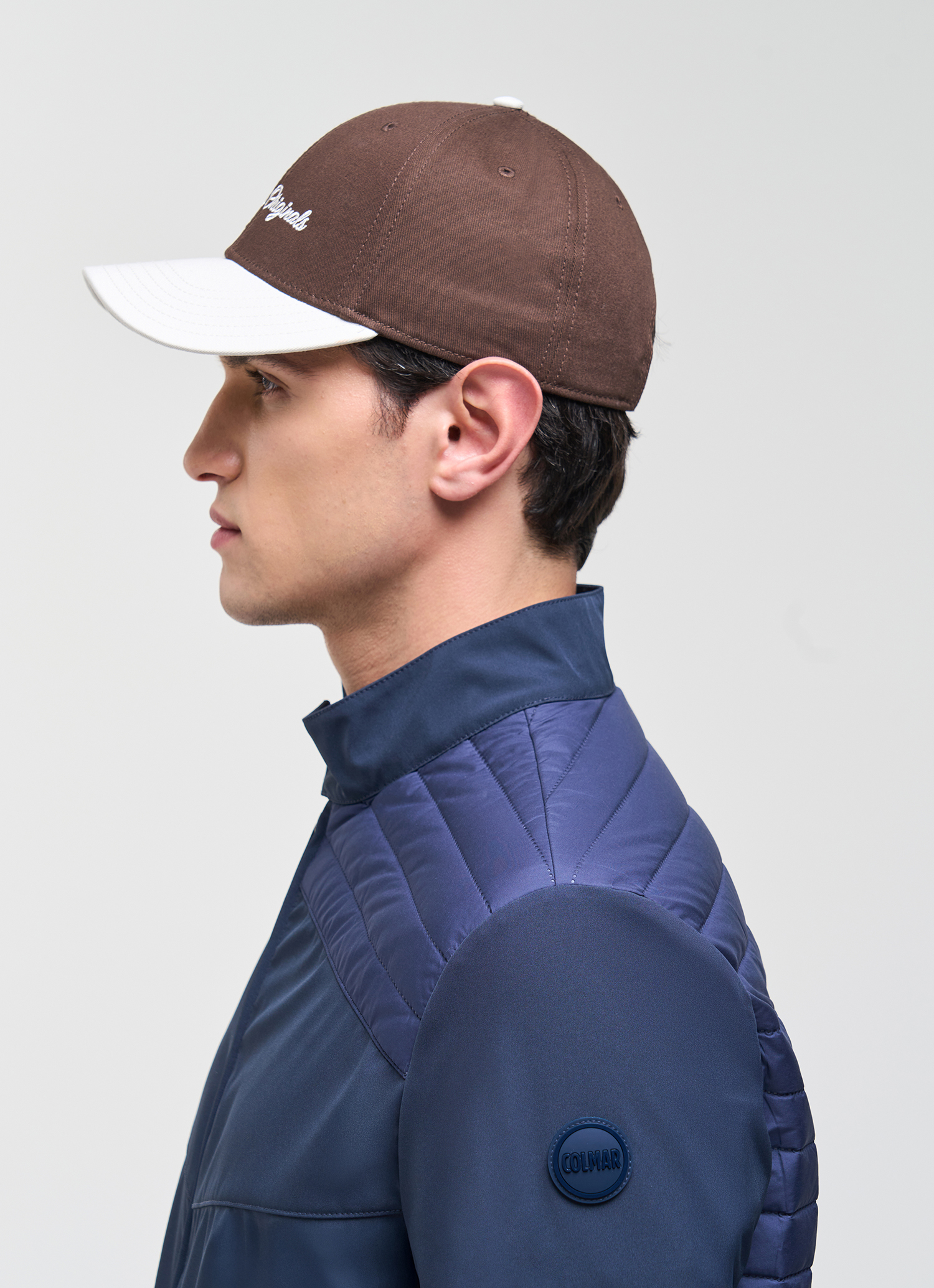 Colmar Wattierte Biker-jacke Aus Zwei Materialien