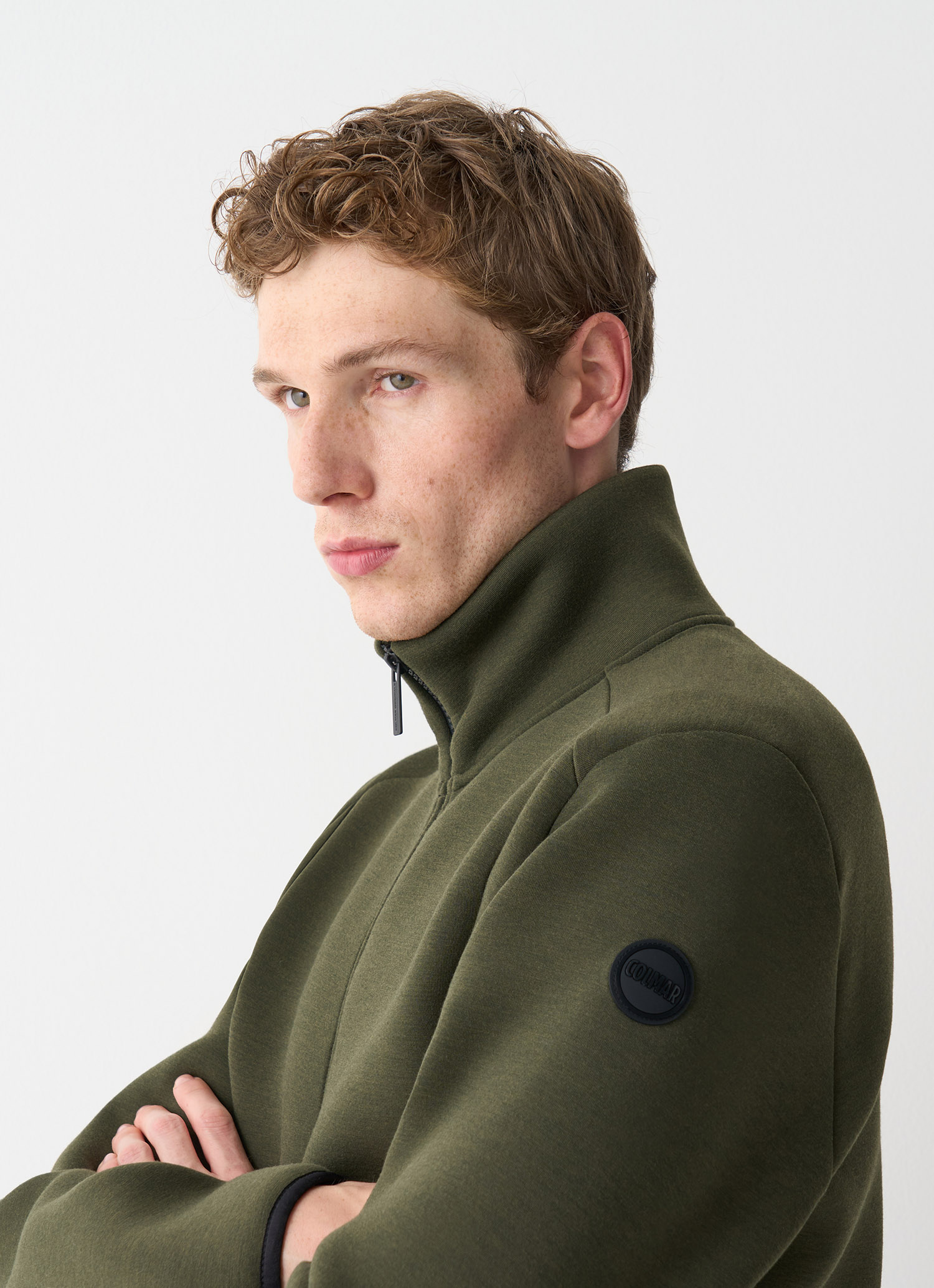 Colmar Sweatjacke Mit Durchgehendem Reißverschluss Aus Scuba