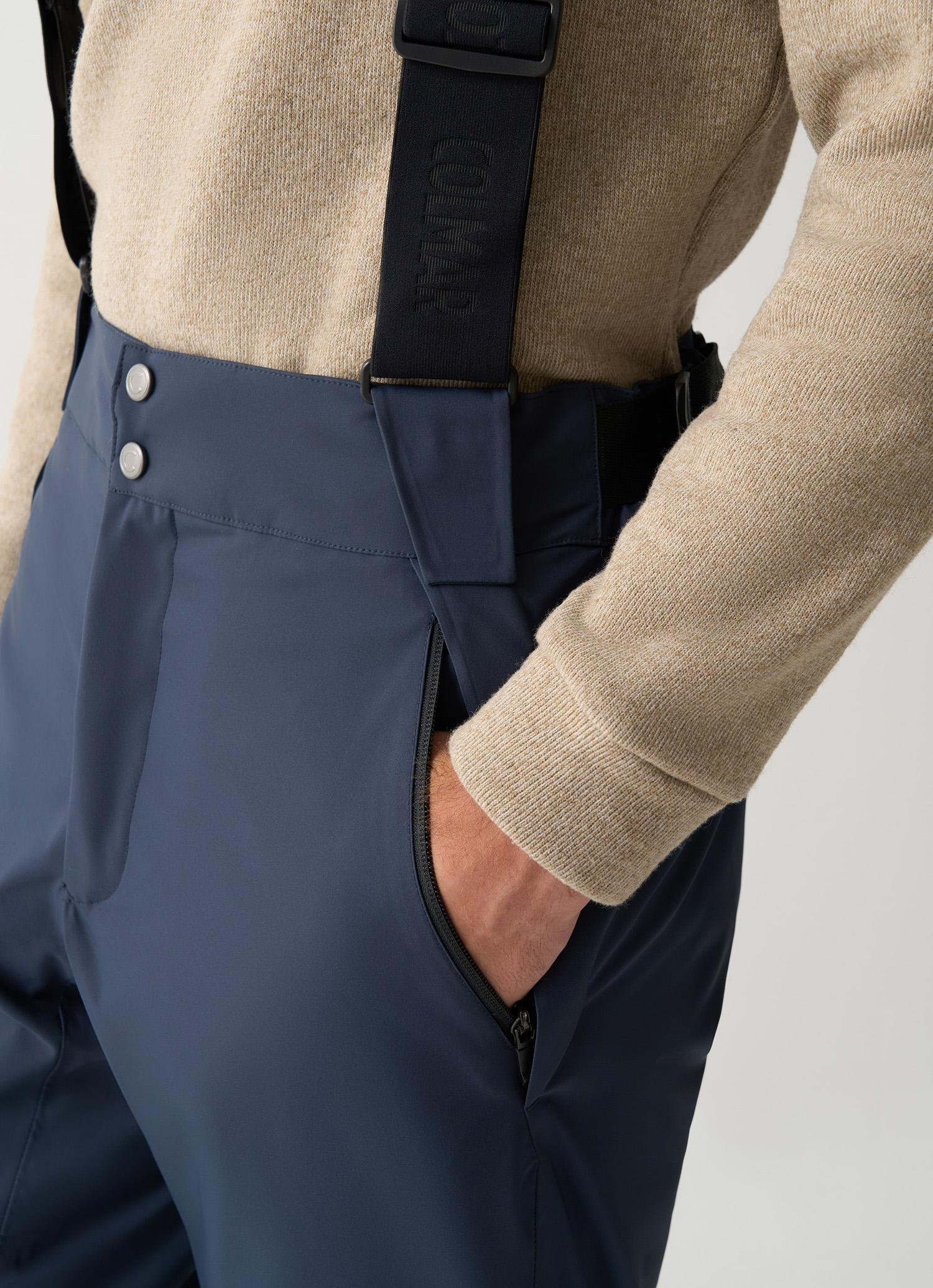 Colmar Wattierte Skihose Mit Trägern Aus 4way-gewebe