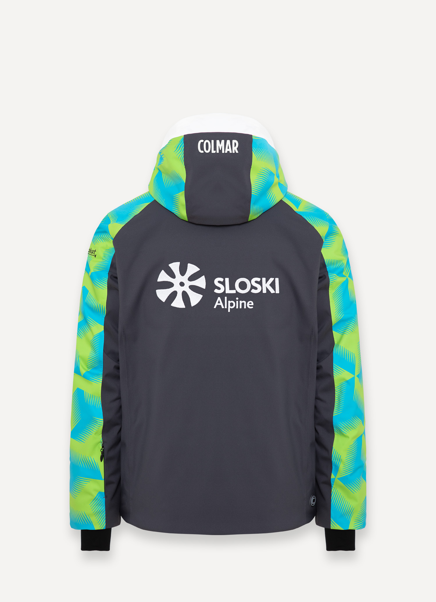 COLMAR × mistral スノーウェア　スキー　スノーボード Slovenian national team ski jacket - WHITE-BLACKBOARD GREY-MIRAGE