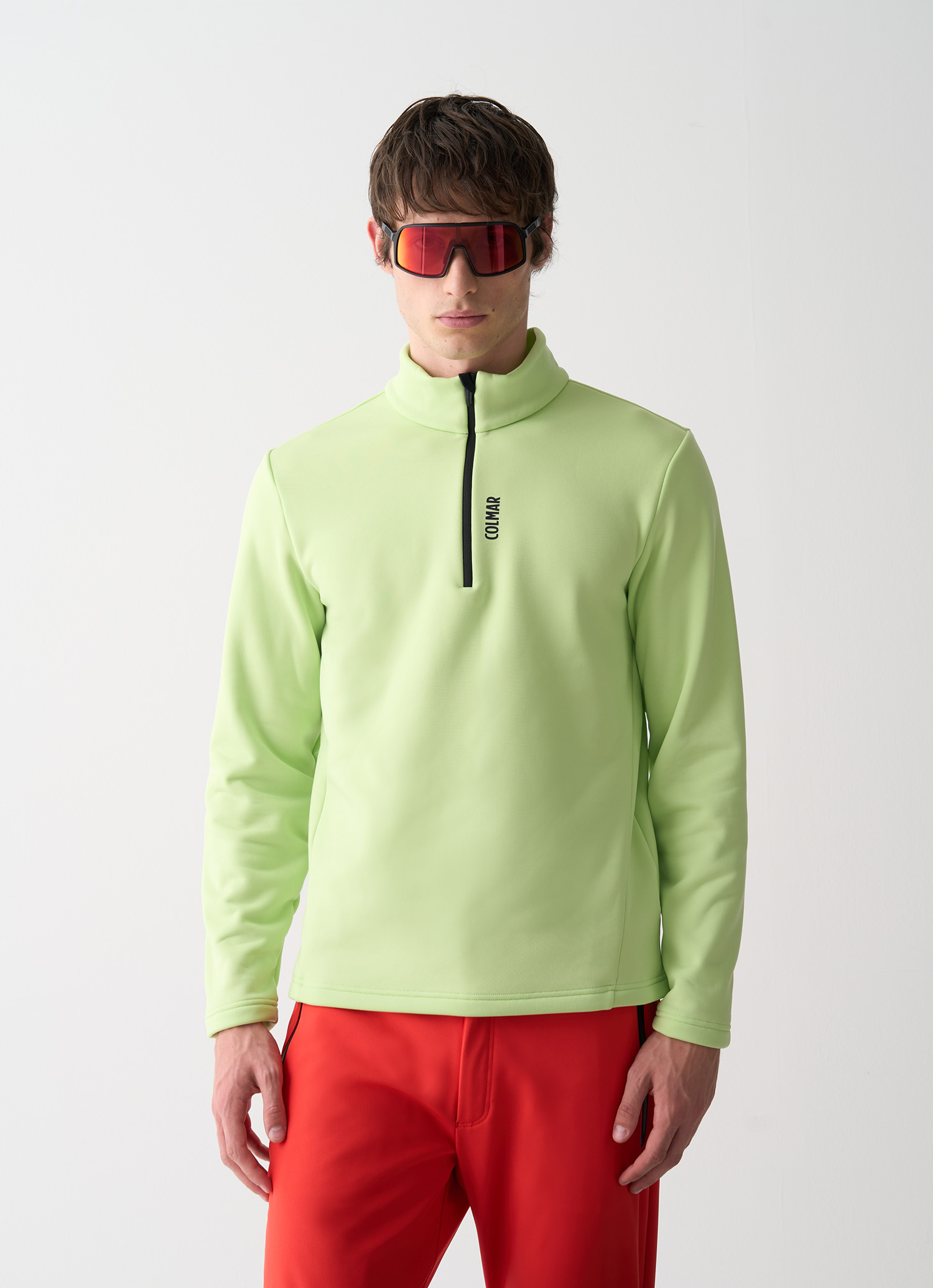 Colmar Ski-fleeceshirt Mit Stretch Und Reißverschlusskragen