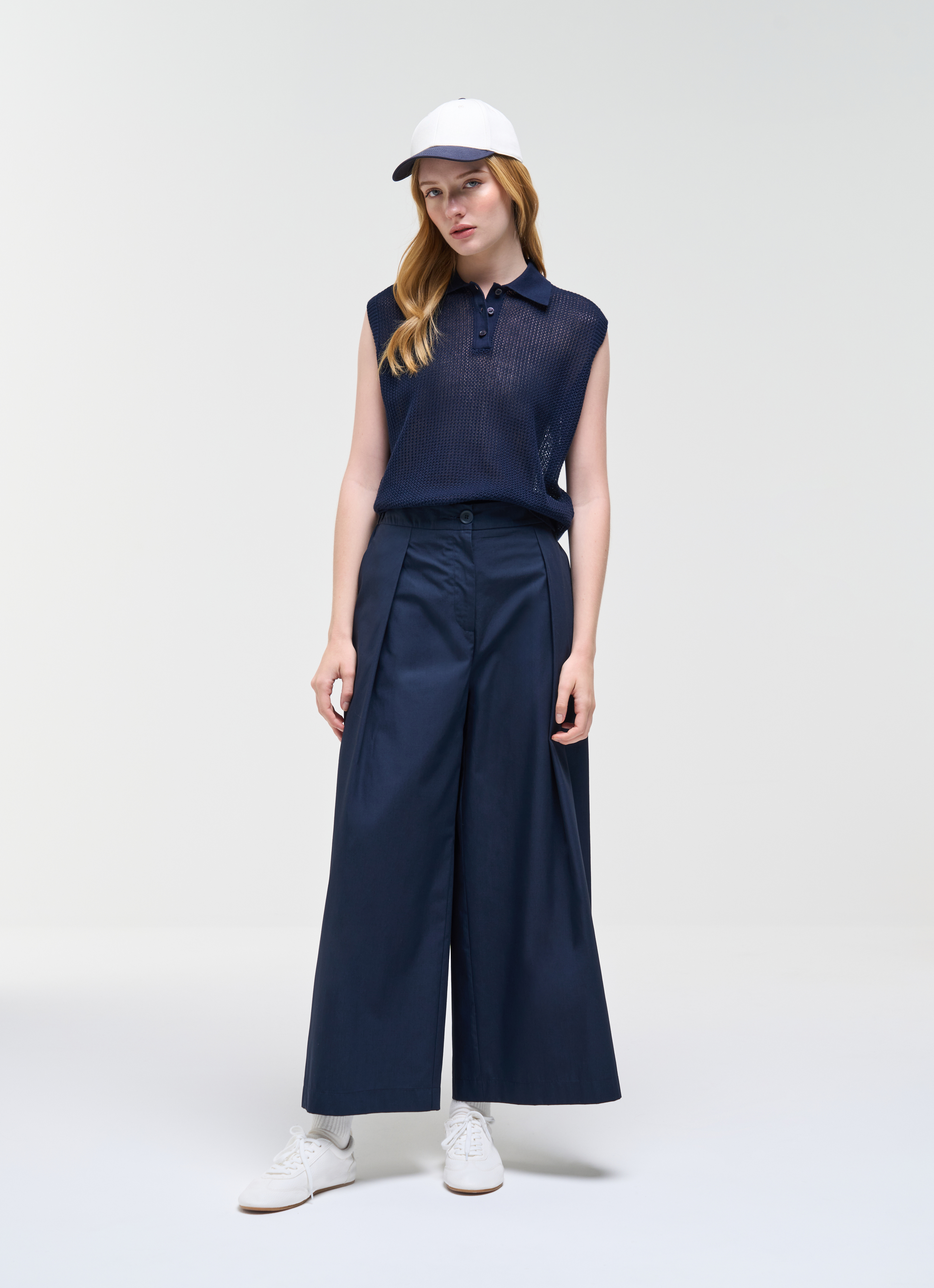 Colmar Ärmelloses Netzpolo