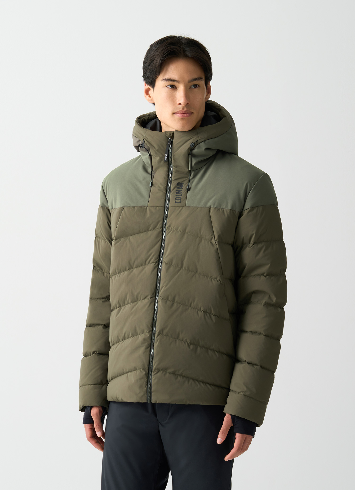 Colmar Ski-daunenjacke Mit Einsätzen Aus Stretch