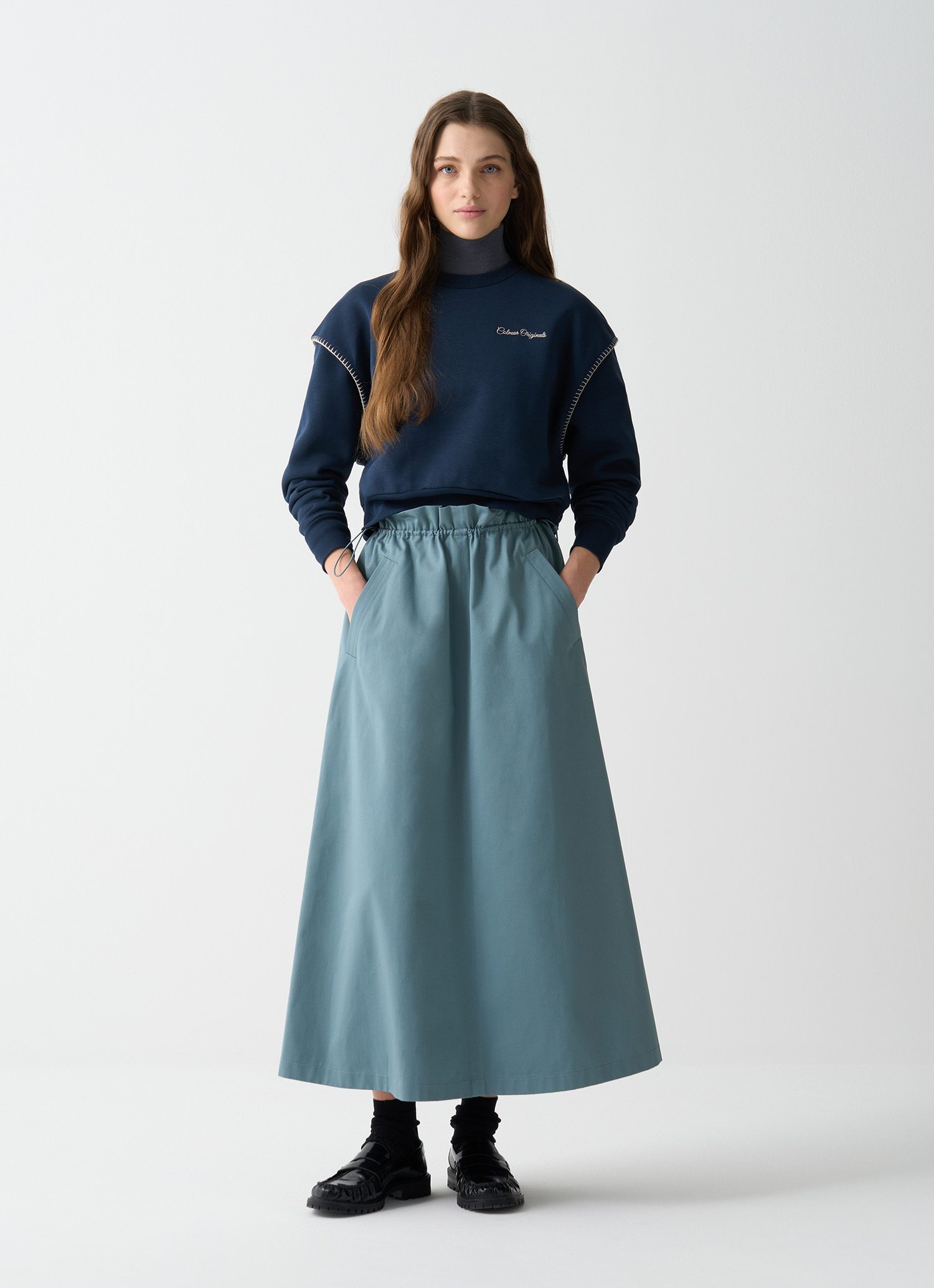 Colmar Cropped-sweatshirt Mit Stickerei