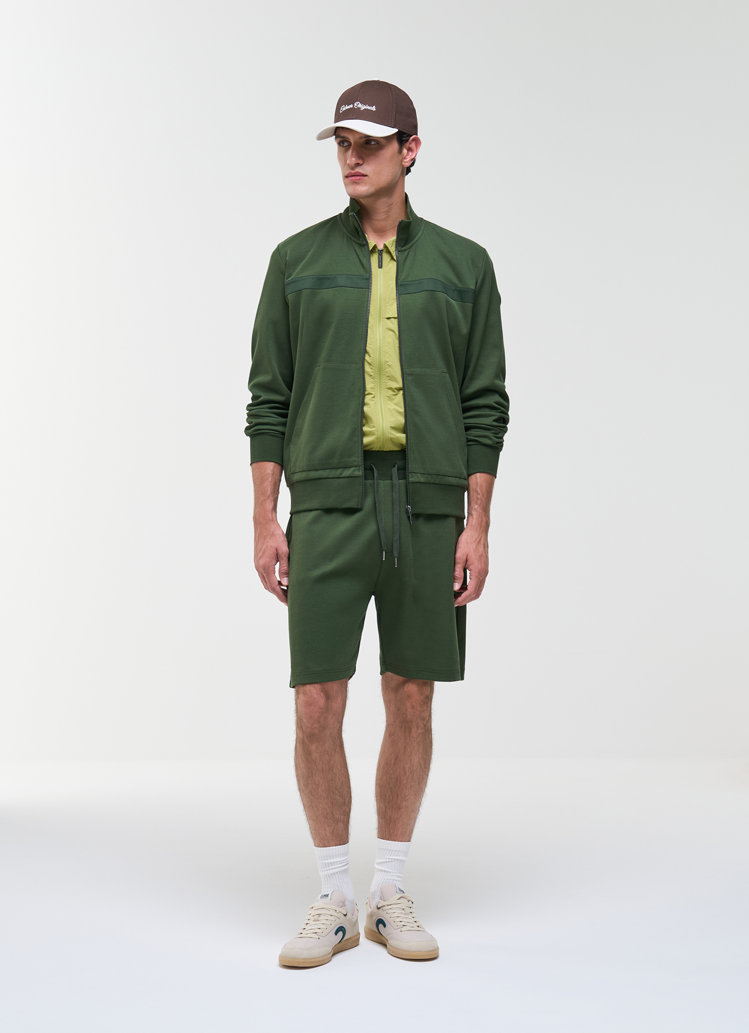 Colmar Sweatshirt Mit Durchgehendem Reißverschluss In Piqué