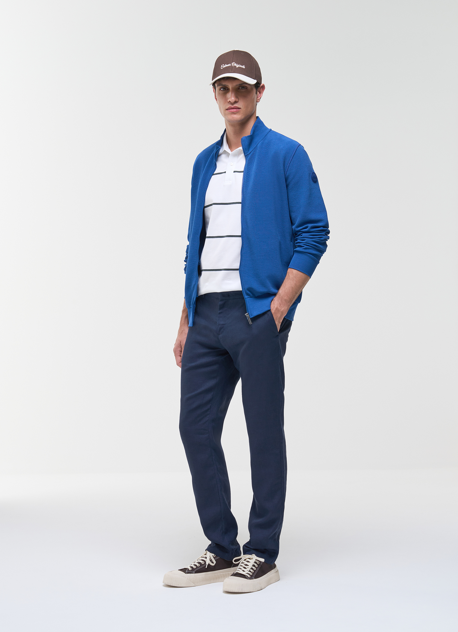 Colmar Sweatjacke Mit Milleraies-streifen