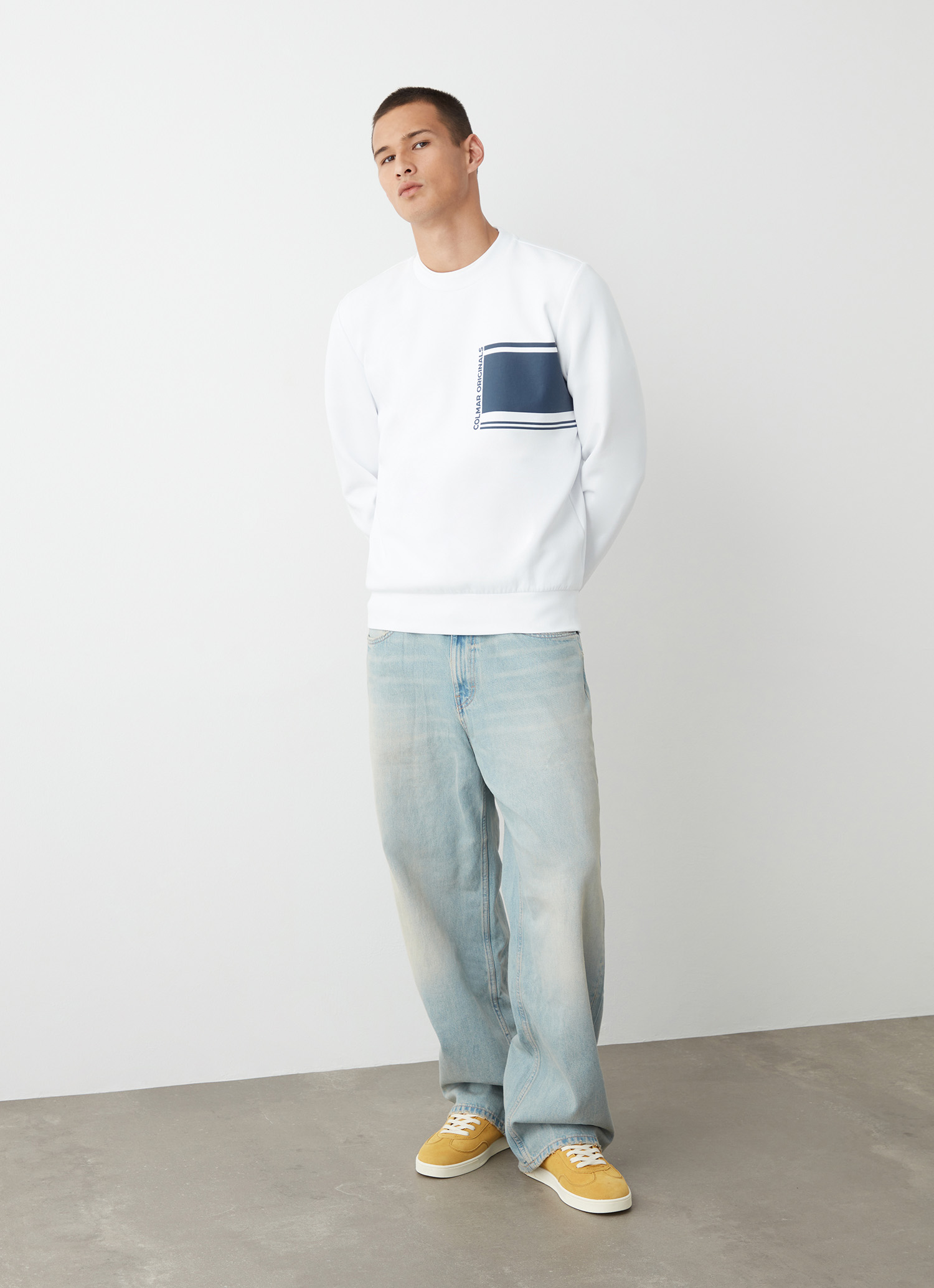 Colmar Rundhals-sweatshirt Mit Logo