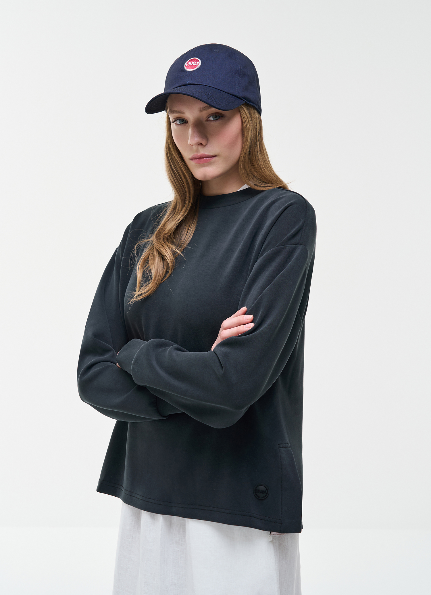 Colmar Sweatshirt Mit Seitlichen Schlitzen