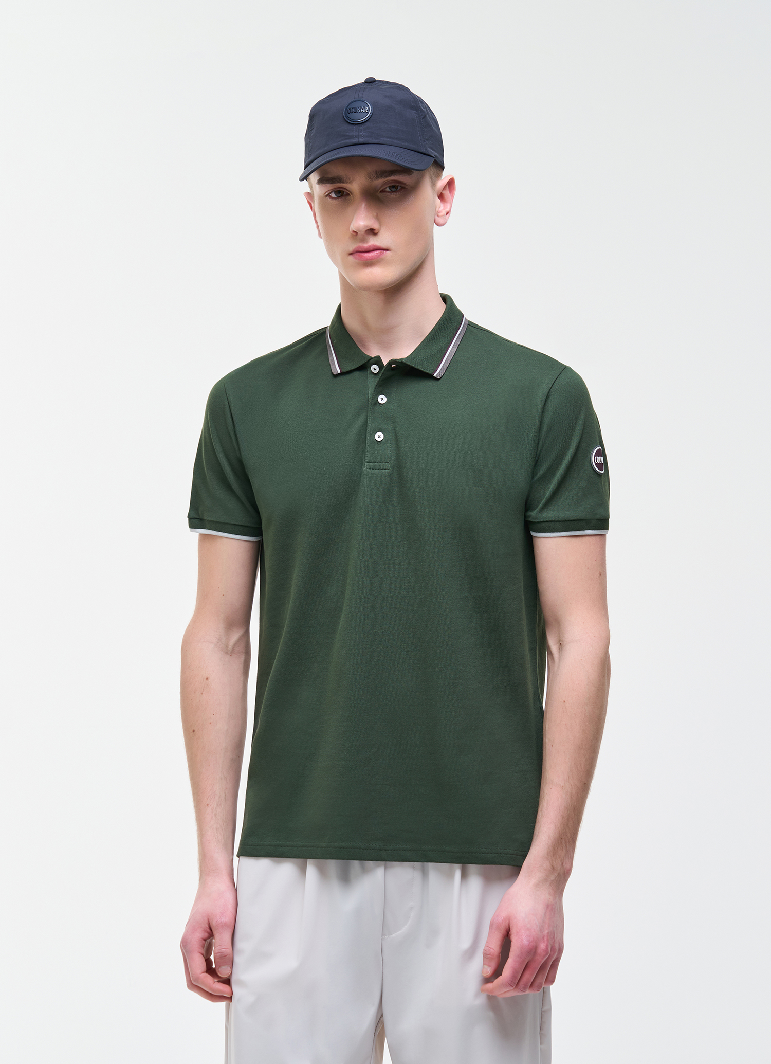 Colmar Poloshirt Aus Dreifarbigem Stretch-pikee