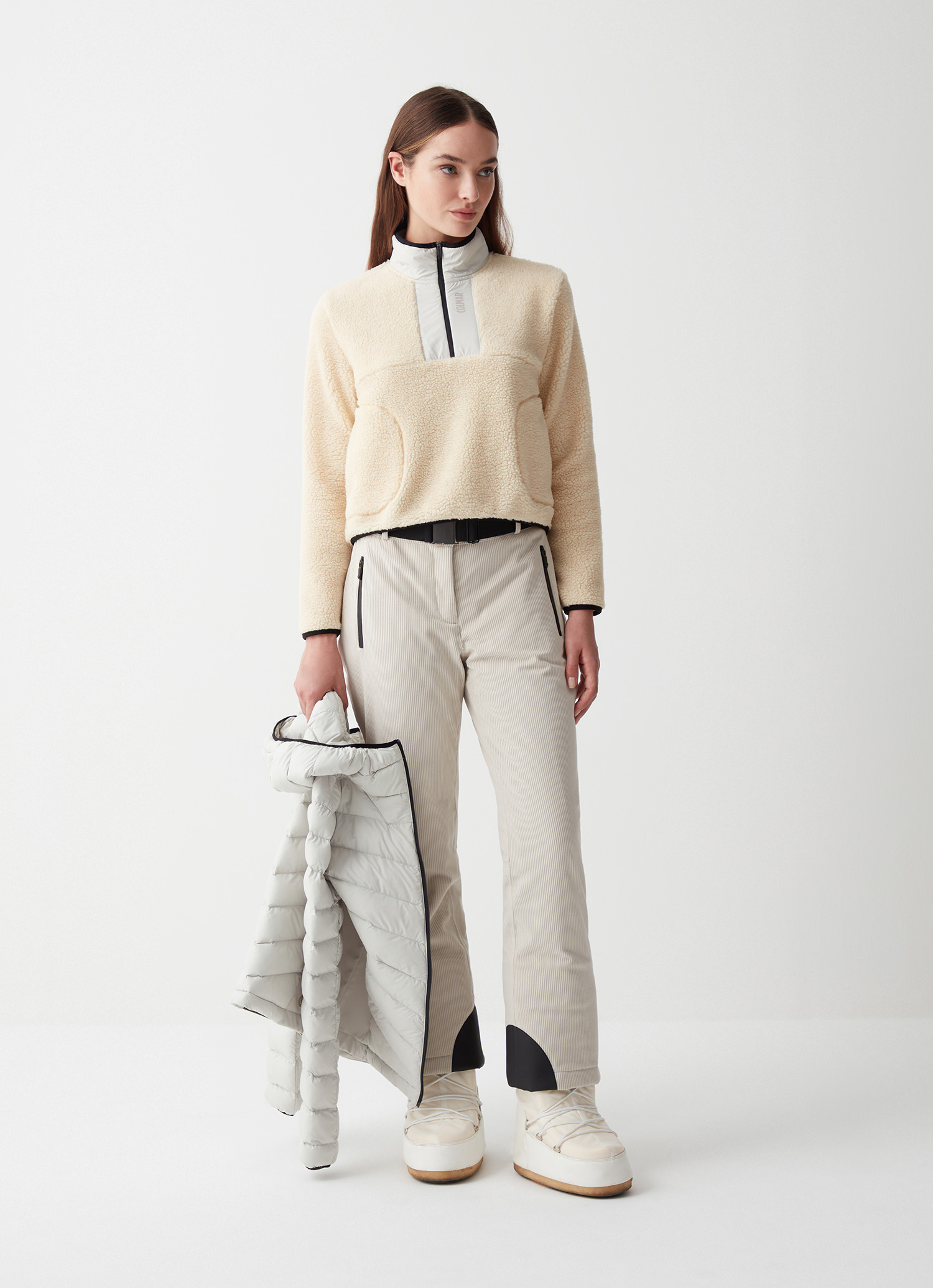 Colmar Strickshirt In Sherpa-optik