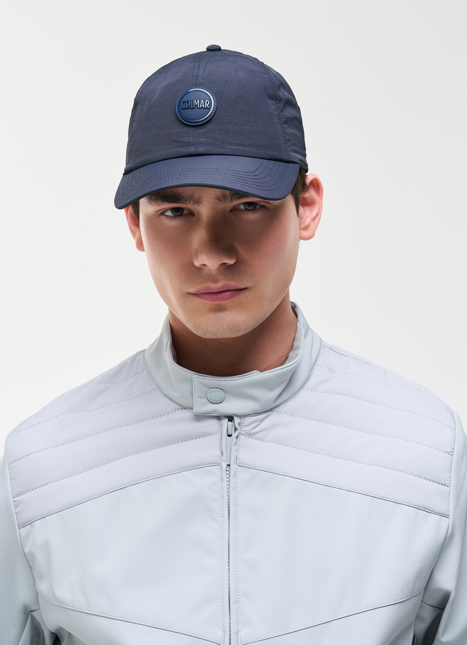 Colmar Wattierte Biker-jacke Aus Zwei Materialien