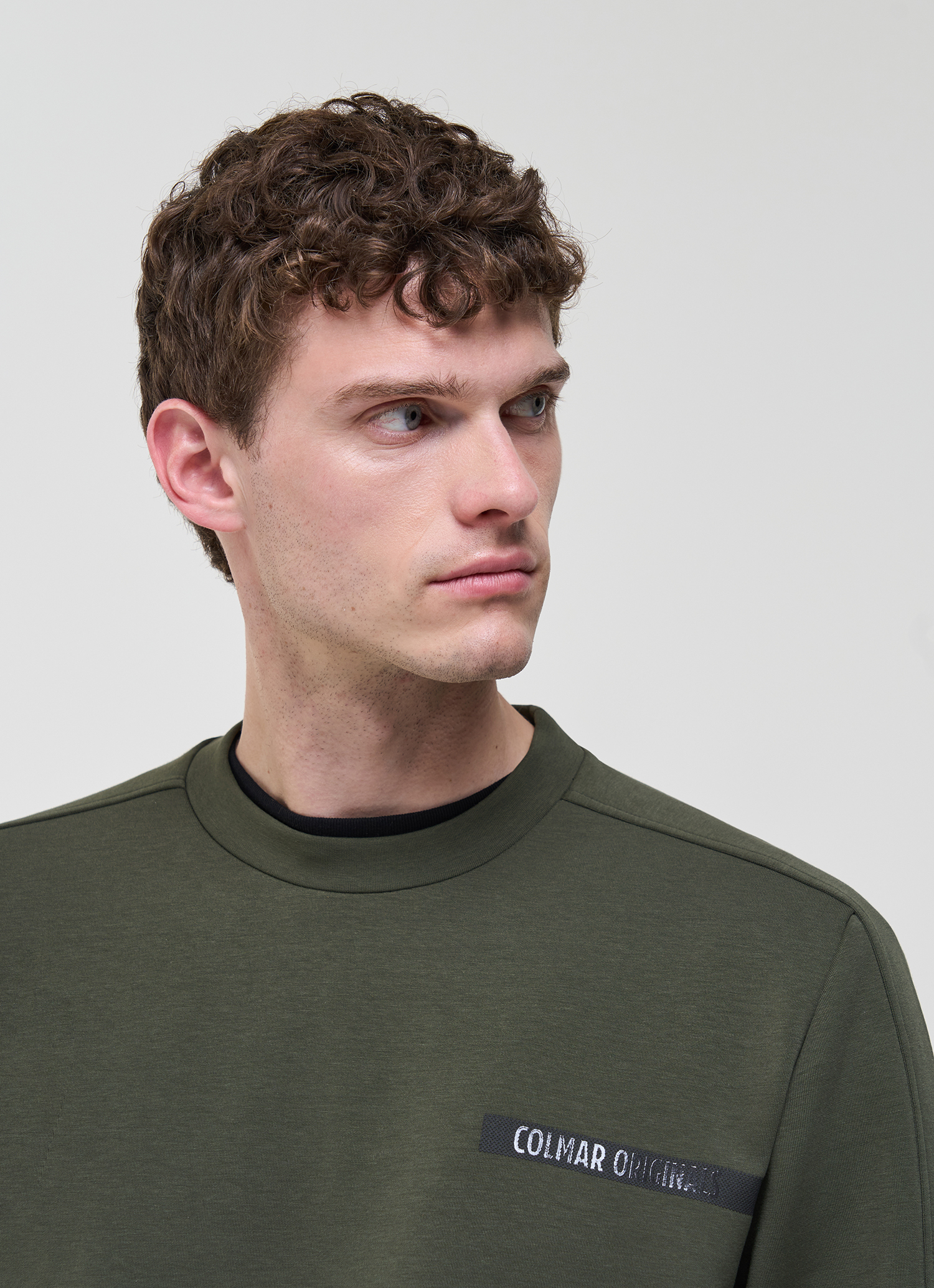 Colmar Rundhals-sweatshirt Aus Interlock-baumwolle