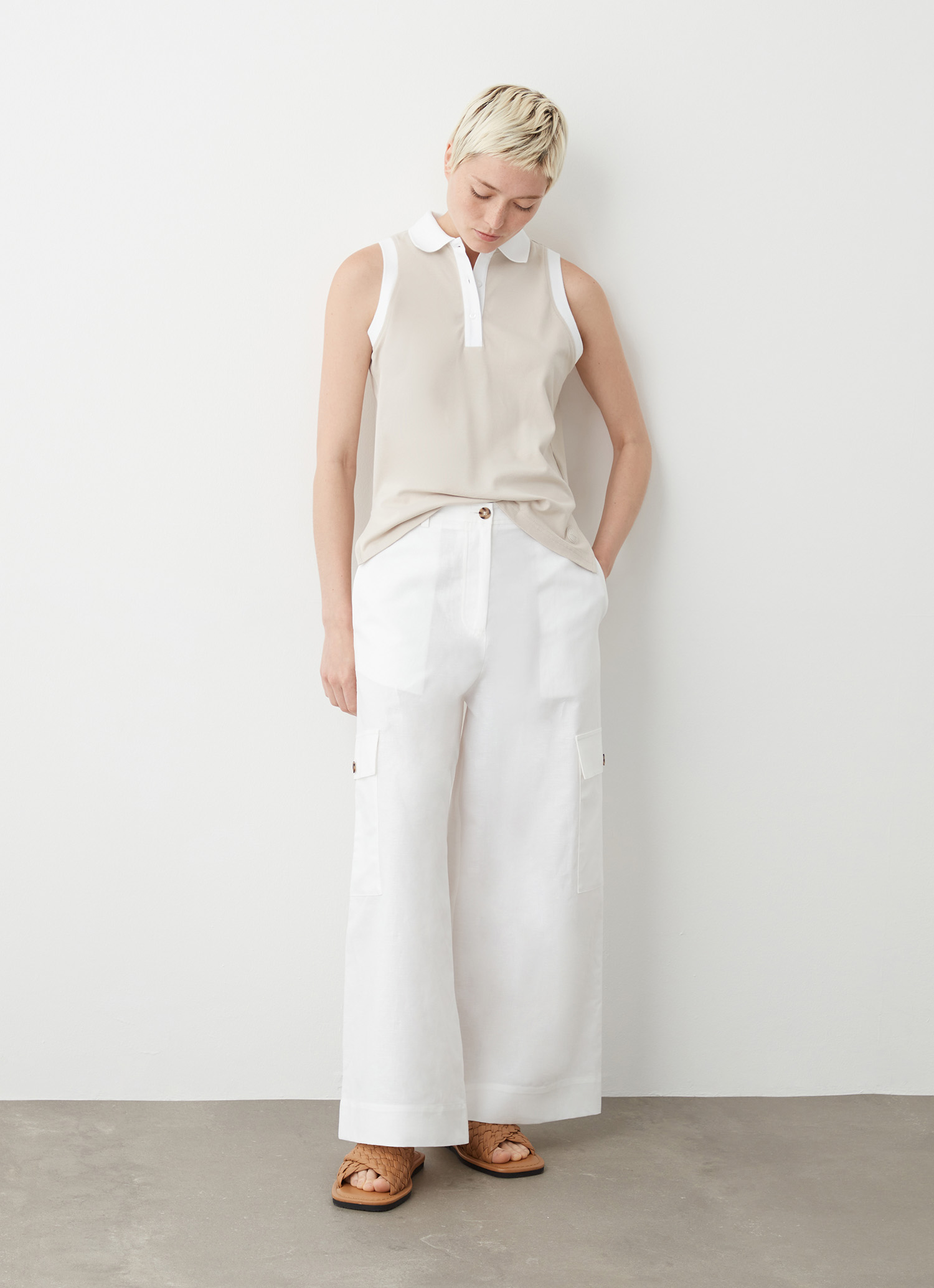 Colmar Cargohose Aus Leinen