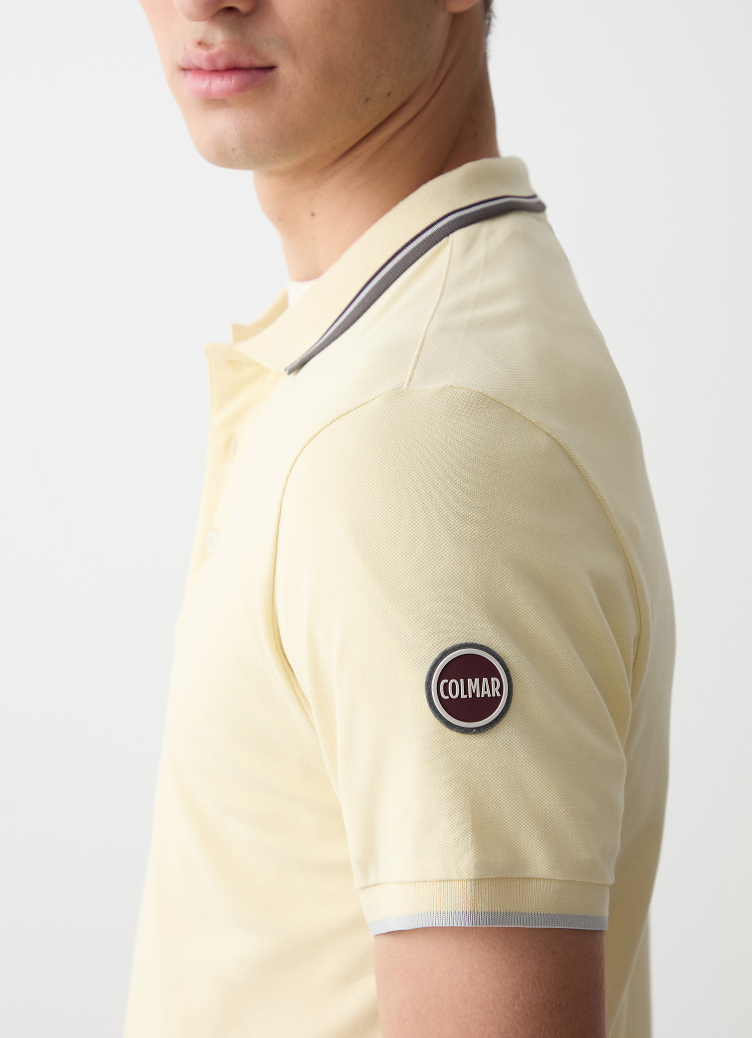 Colmar Poloshirt Aus Piqué Mit Streifen