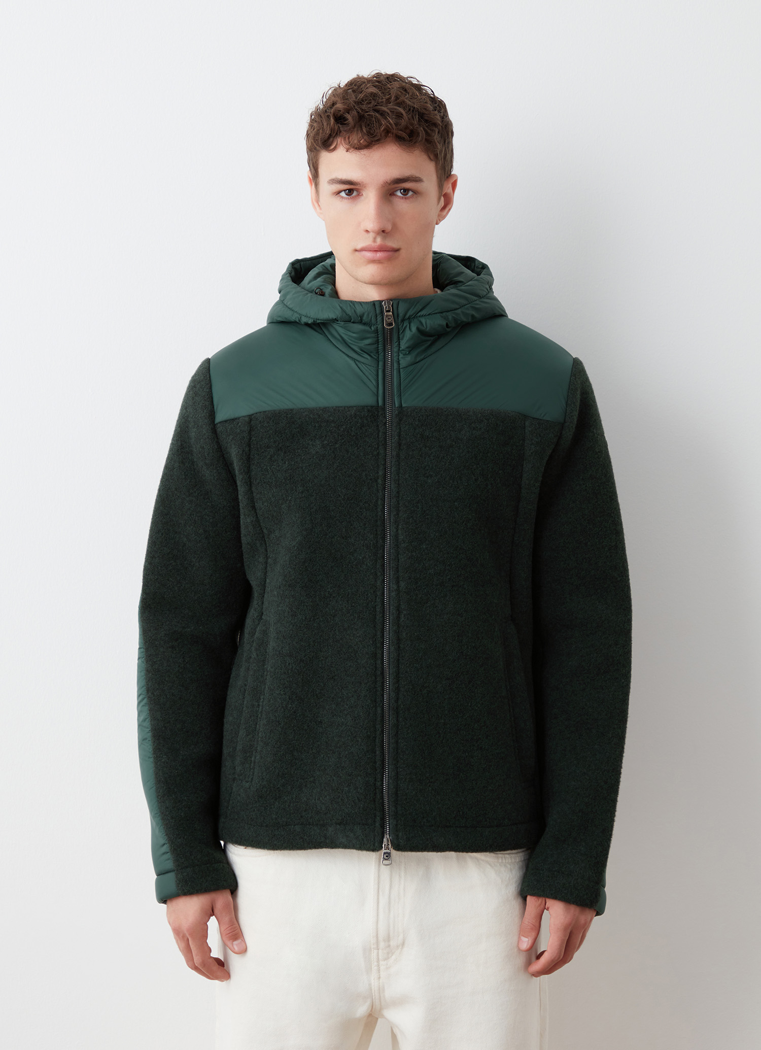 Colmar Jacke Aus Wollstoff Mit Nyloneinsätzen