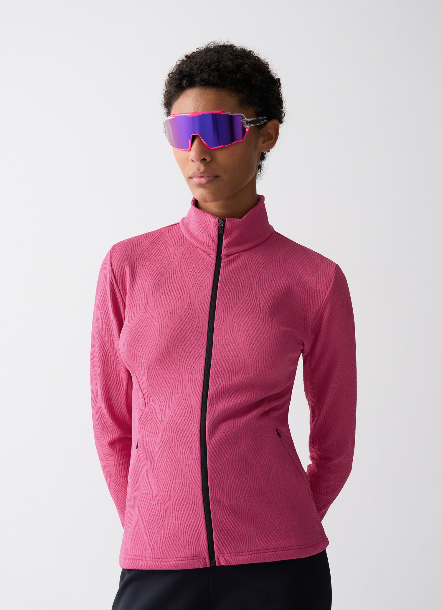 Colmar Ski-fleecejacke Mit Jacquardmuster