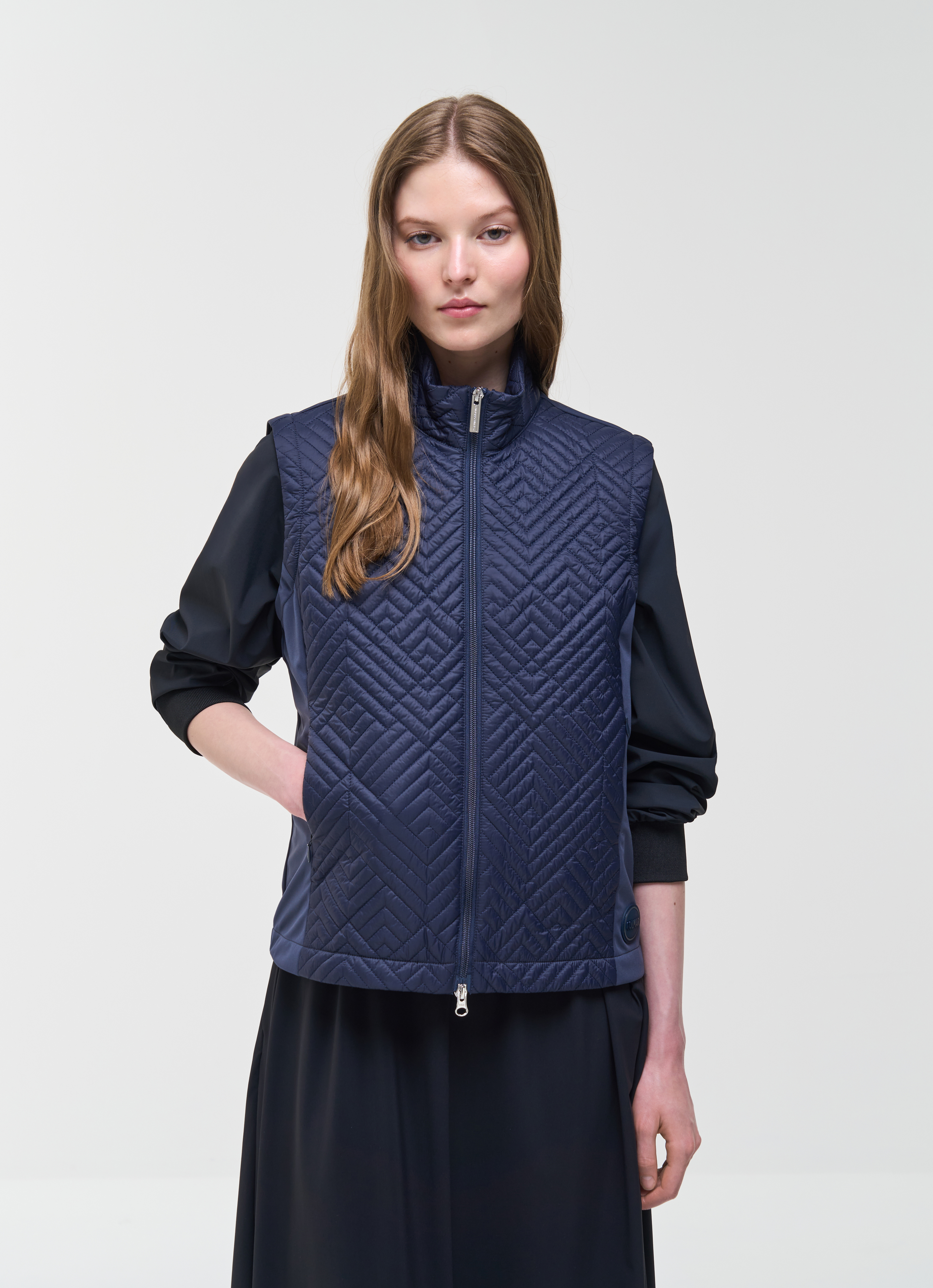 Colmar Weste Mit Geometrischem Muster