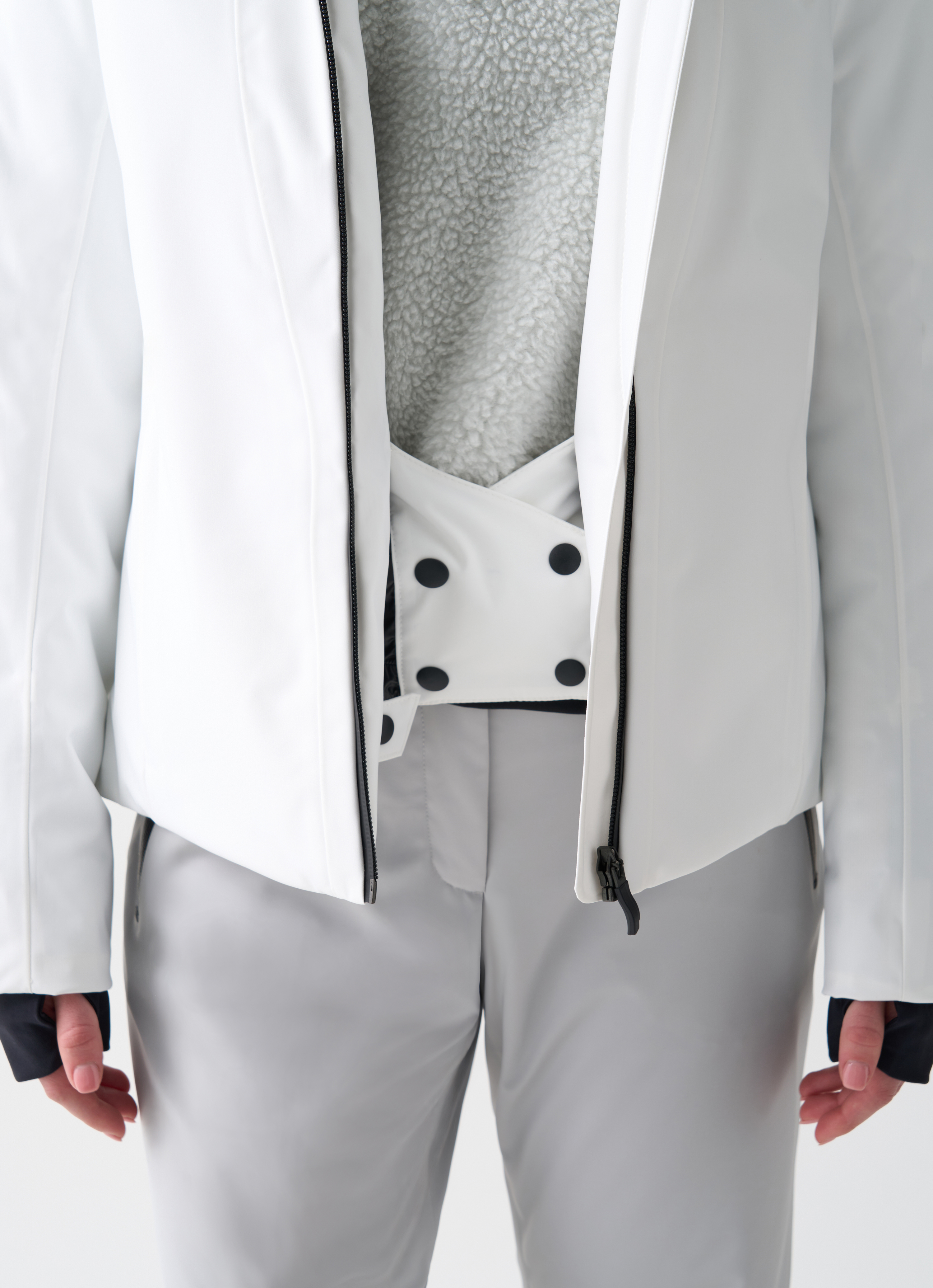 Colmar Skijacke Yin & Yang Mit Kunstpelzbesatz