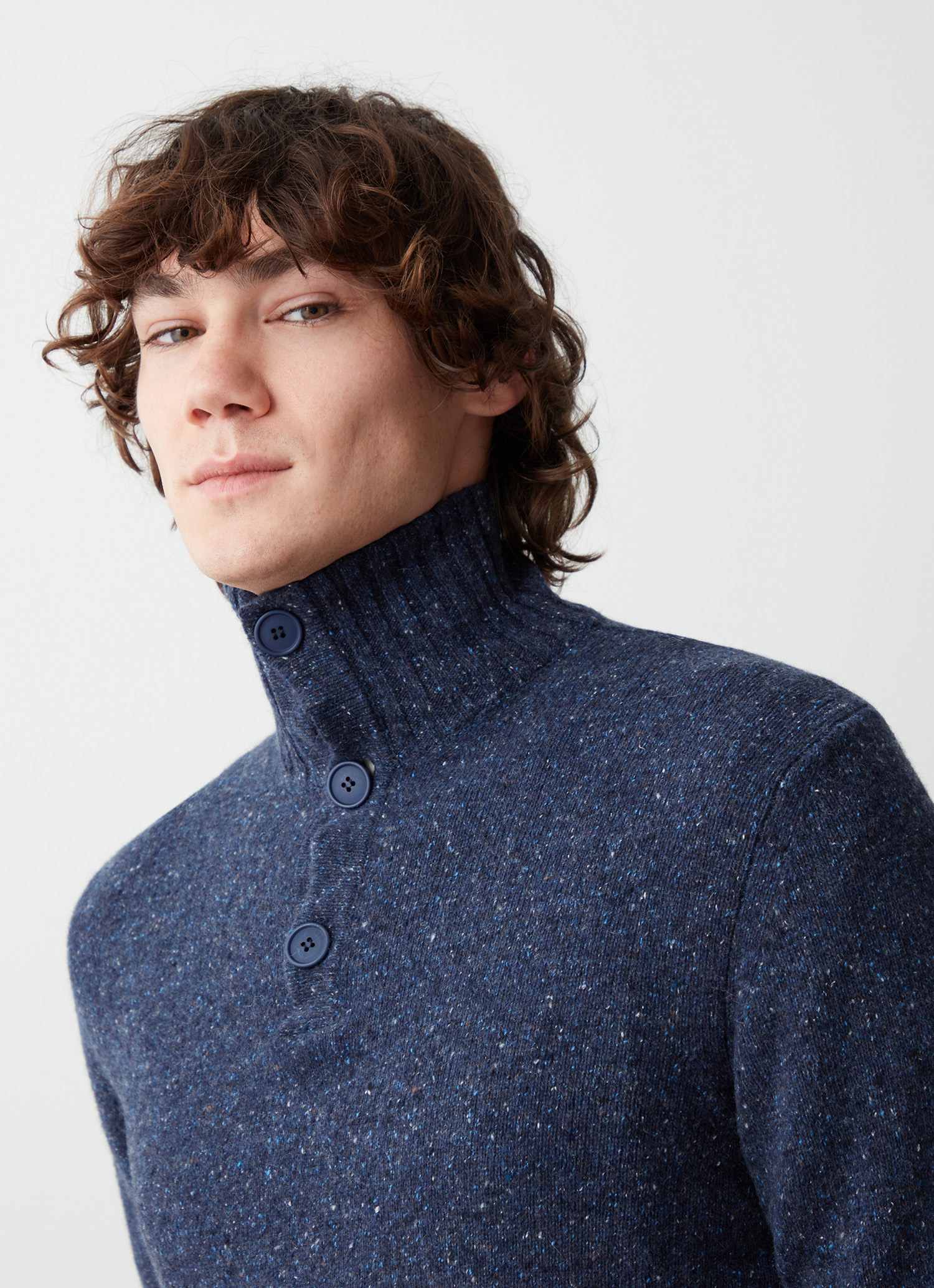 Colmar Mehrfarbiger Pullover Mit Knöpfen