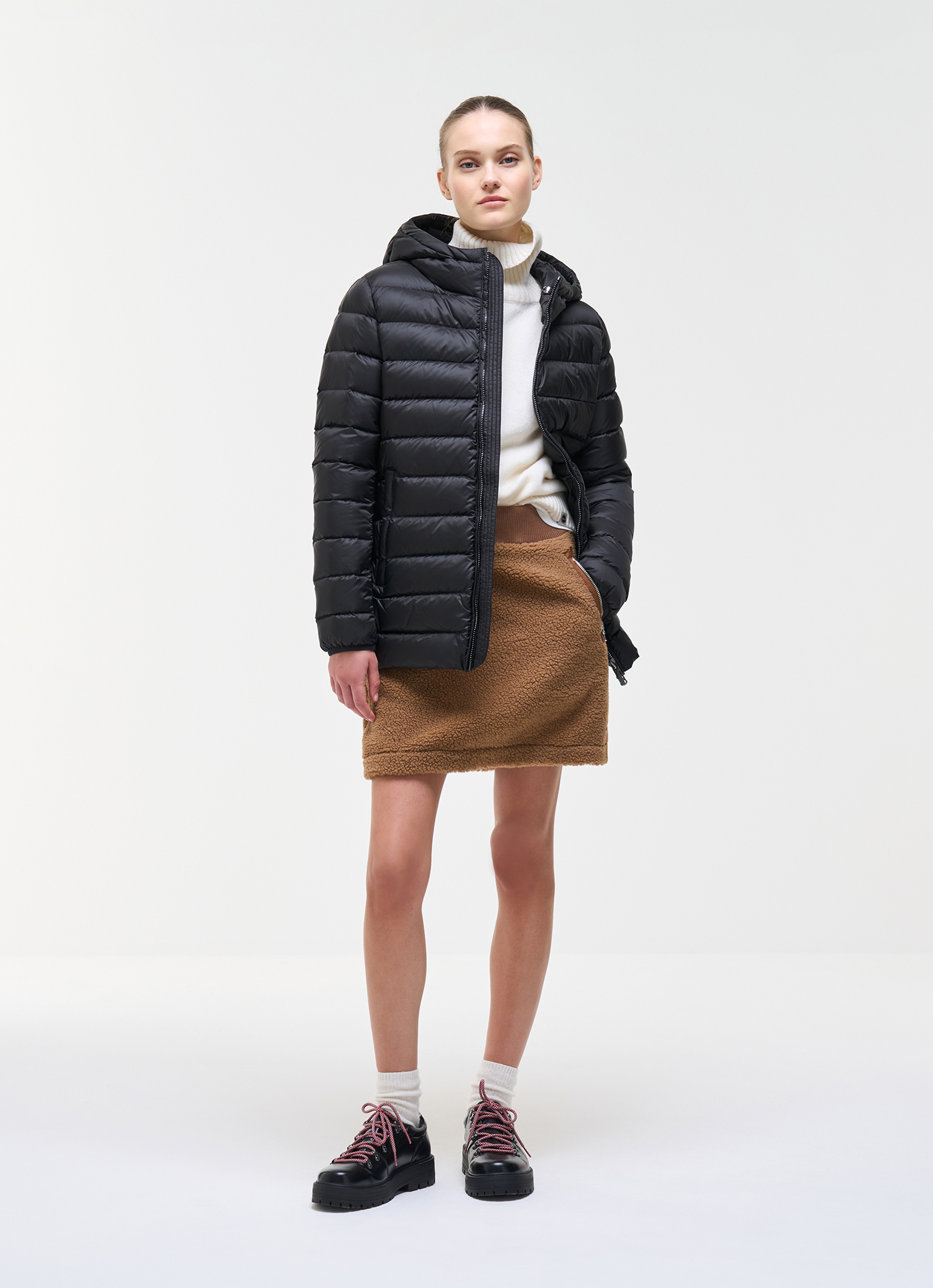 Colmar Donna Nero - Piumino Con Cappuccio - Sport - S - Immagine 3