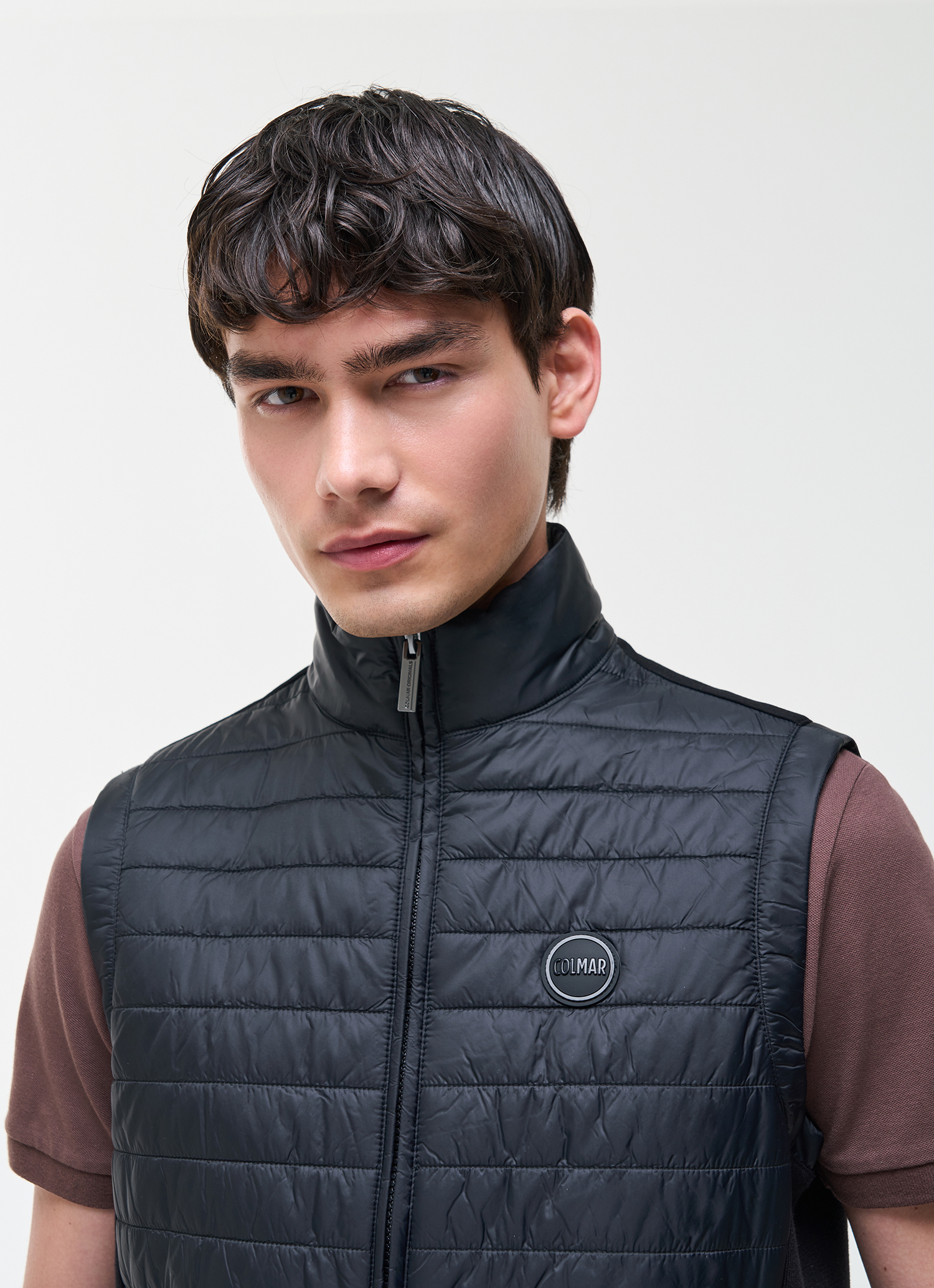 Colmar Weste Aus Watte Mit Strickeinsätzen