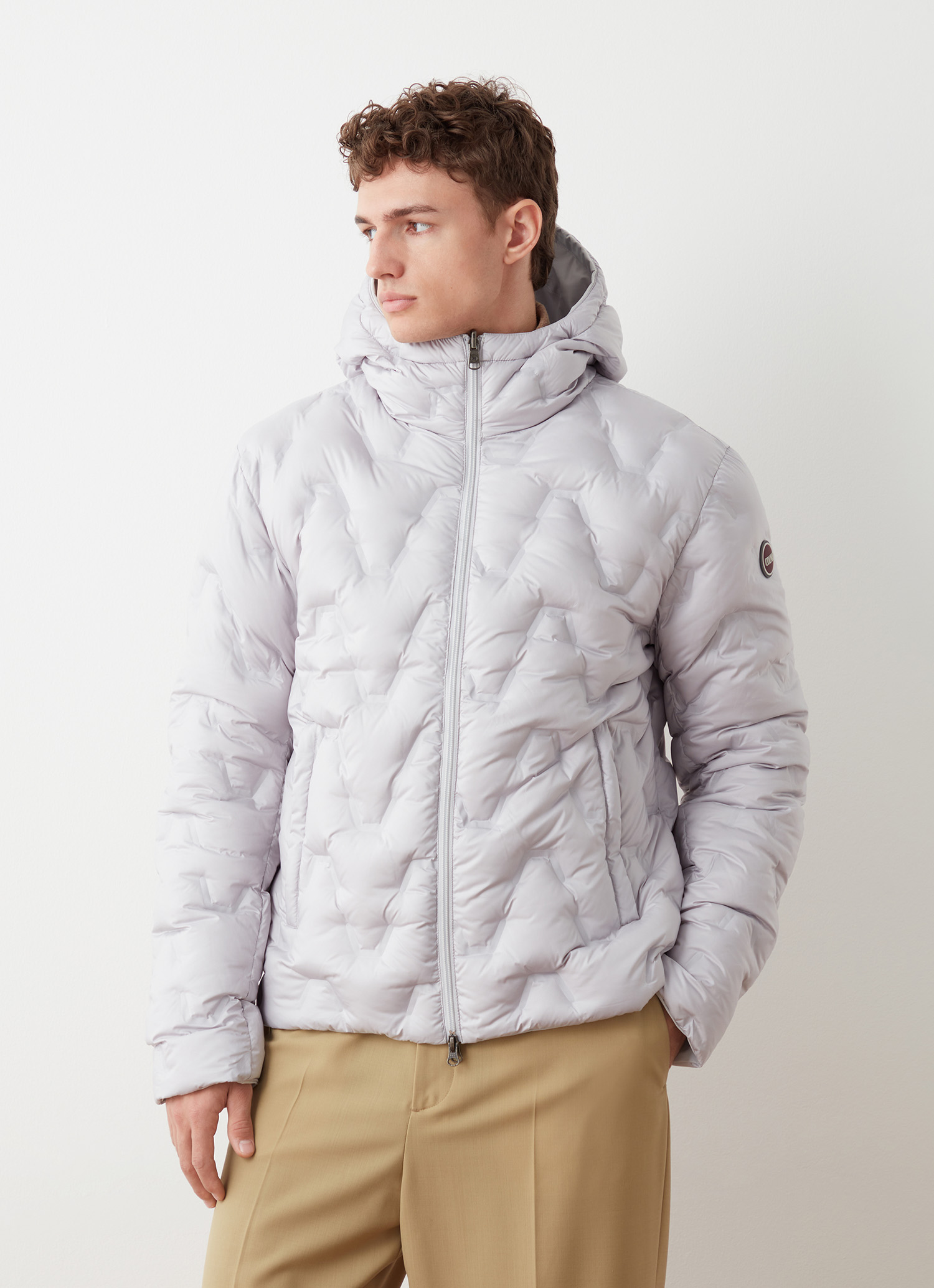 ジャケット・アウター REVERSIBLE MULTI DETACHABLE DOWN JACKET Reversible down jacket with seamless interior - ICE GRAY | Colmar