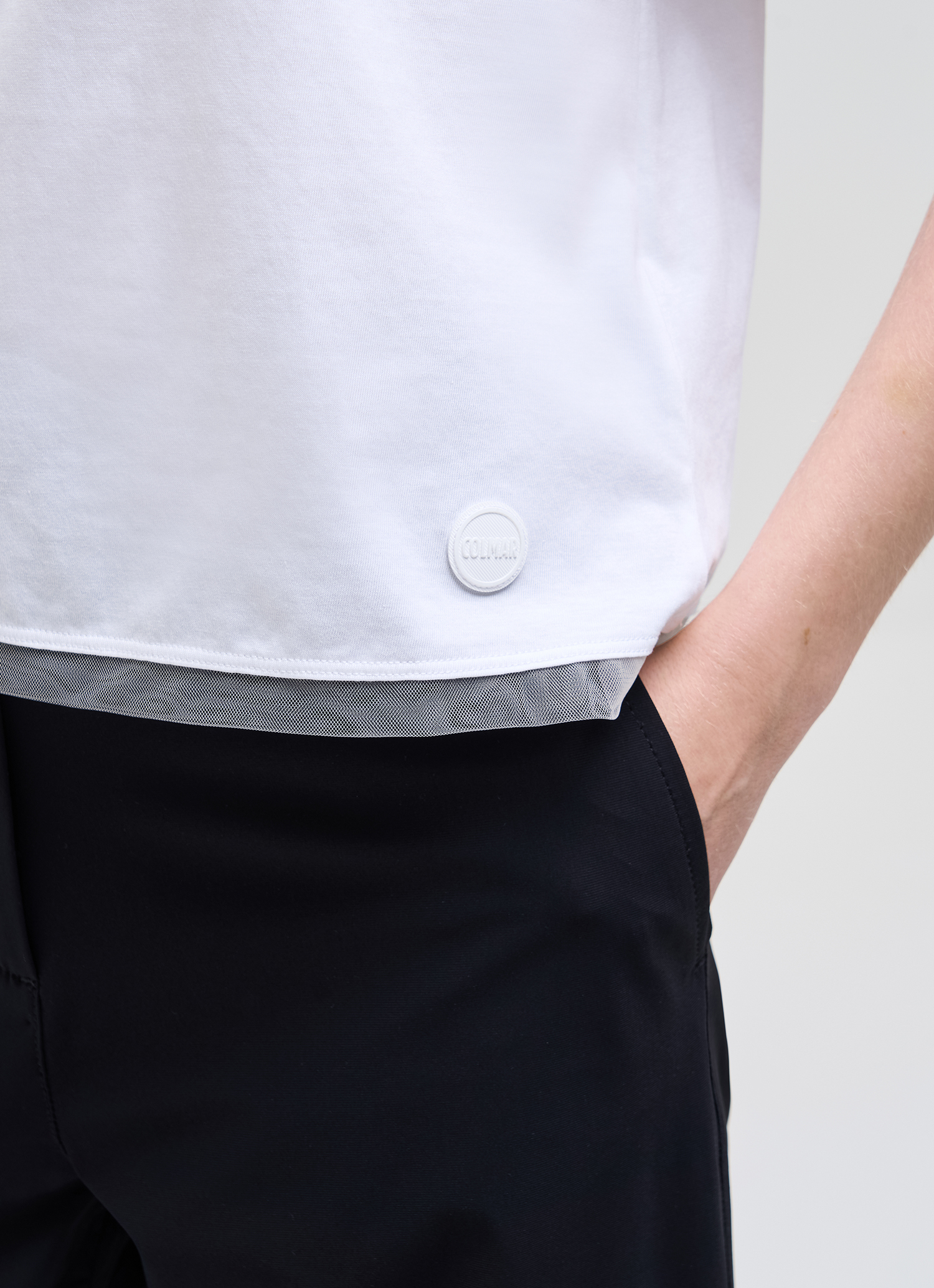 Colmar T-shirt Mit Tülldetails